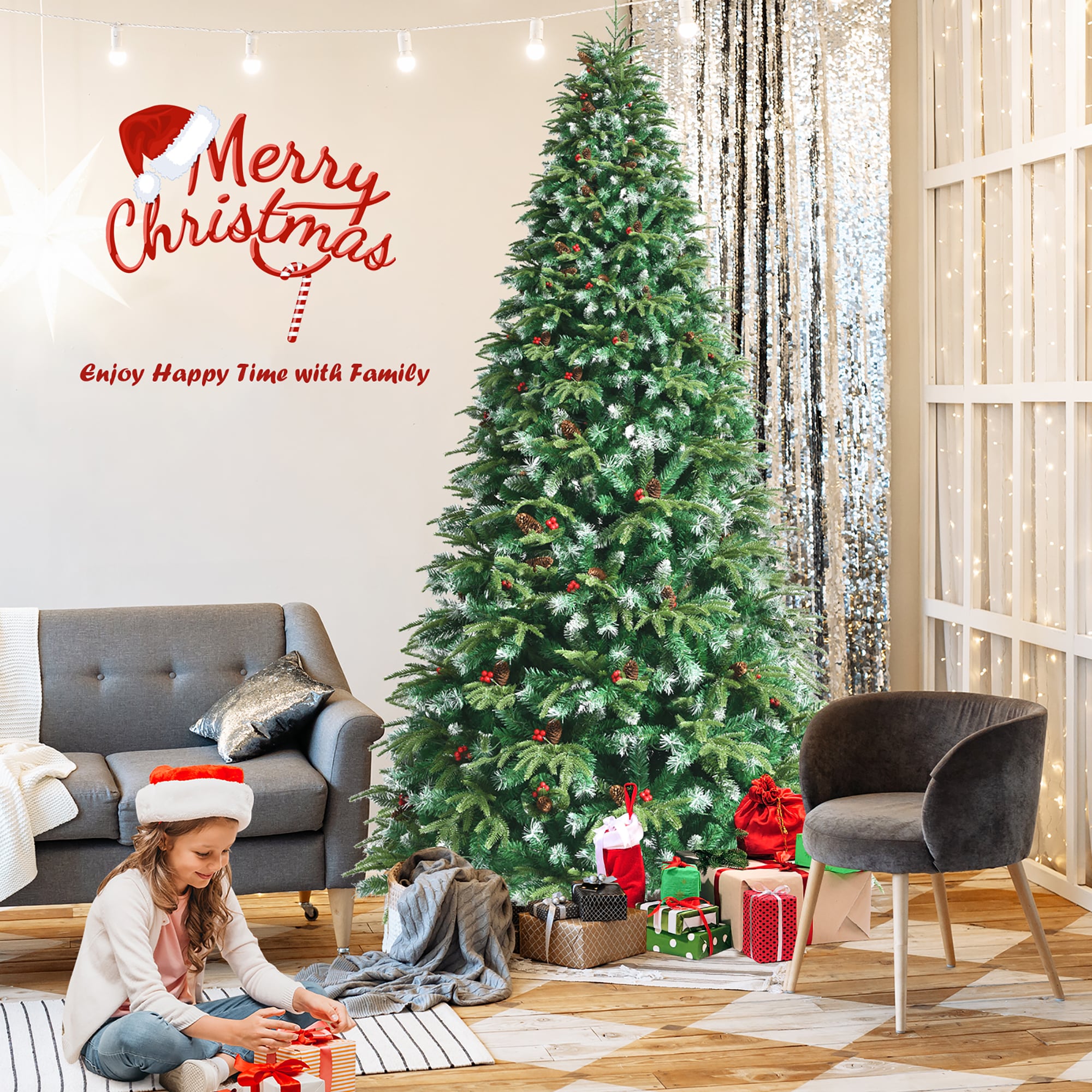 Costway CM23603US Artificial-Christmas-Trees - View #7