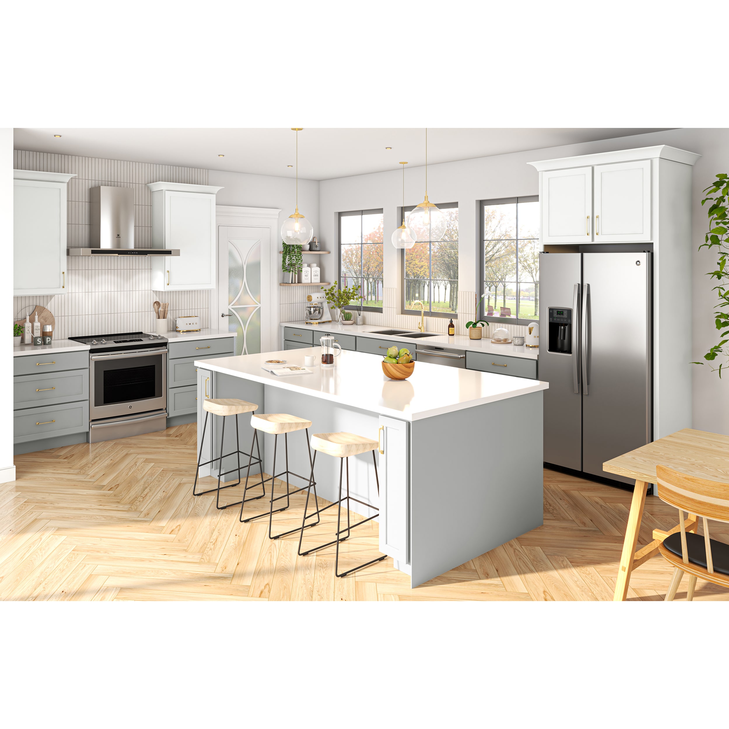 Hugo&Borg W361824-GL Cabinets-Kitchen - View #6