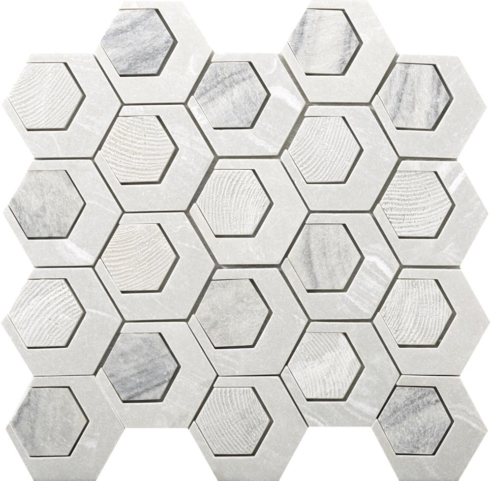 Emser W05CATASA1314MO Catalyst 10-Pack Saturn Concrete Border Tile (13-in x 14-in)