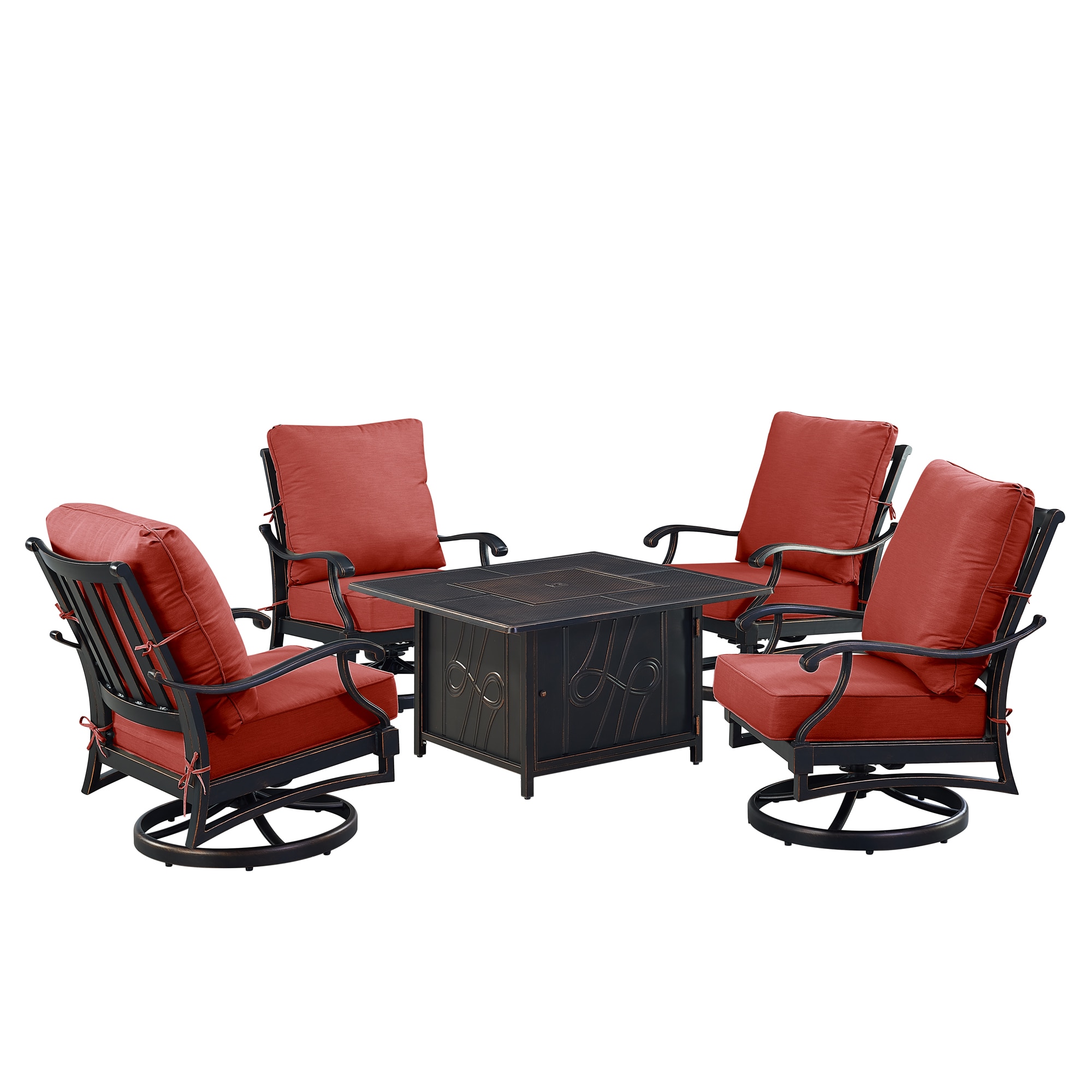 Oakland Living SHAO4CHREGISRDCUA Patio-Conversation-Sets - View #4