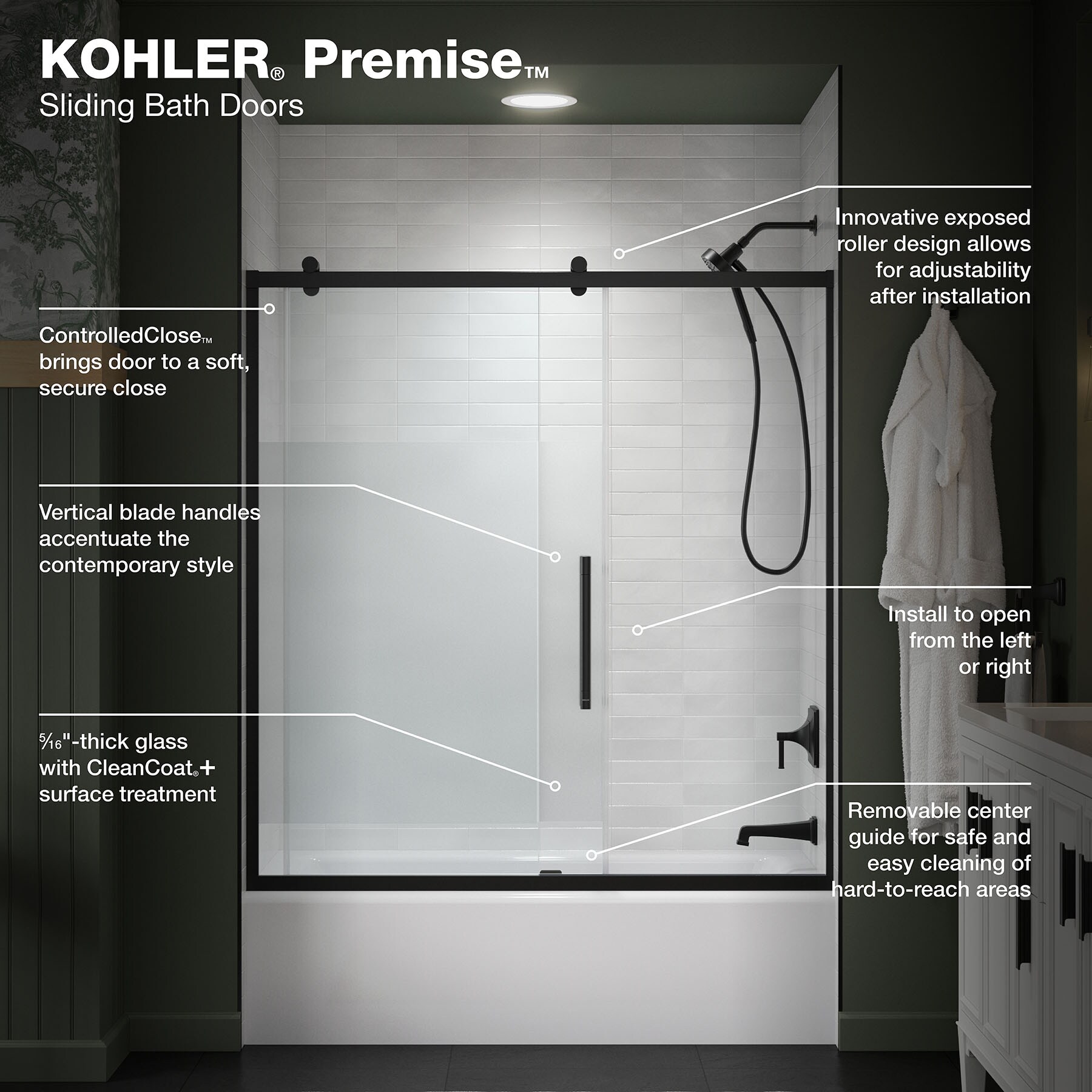 KOHLER 702473-8G81-BL Bathtub-Doors - View #6