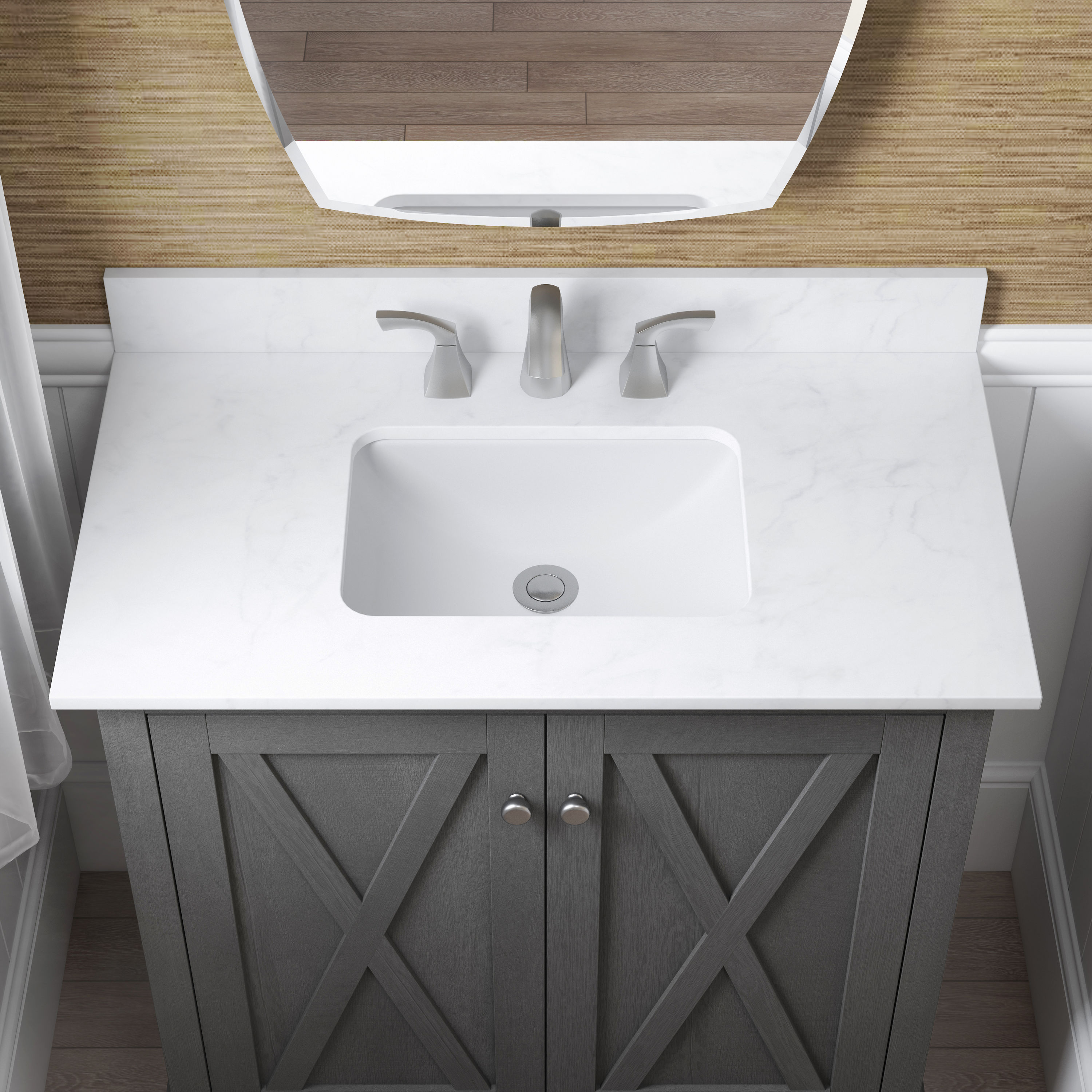 allen + roth LWSJ36VBR Bath-Vanity-Combo - View #7
