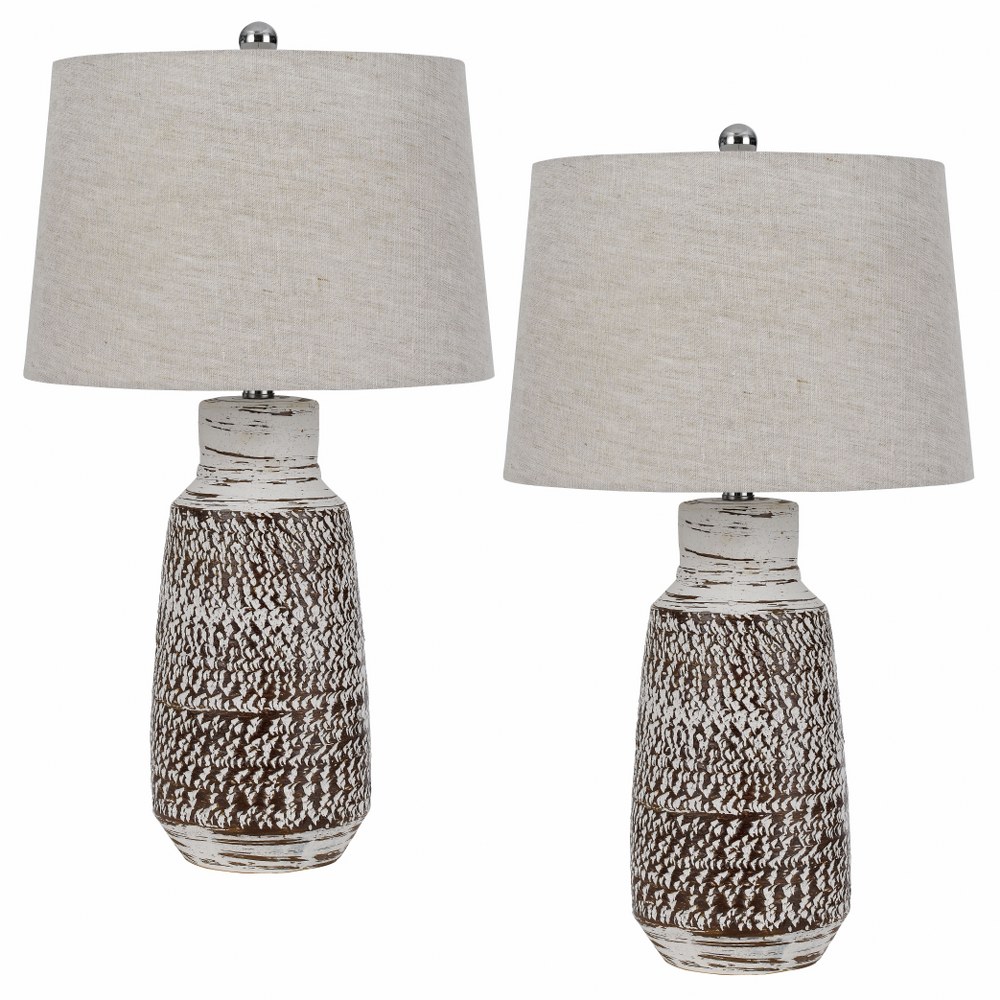 Scottsboro 1-Light Contemporary Terracotta Incandescent Table Lamp