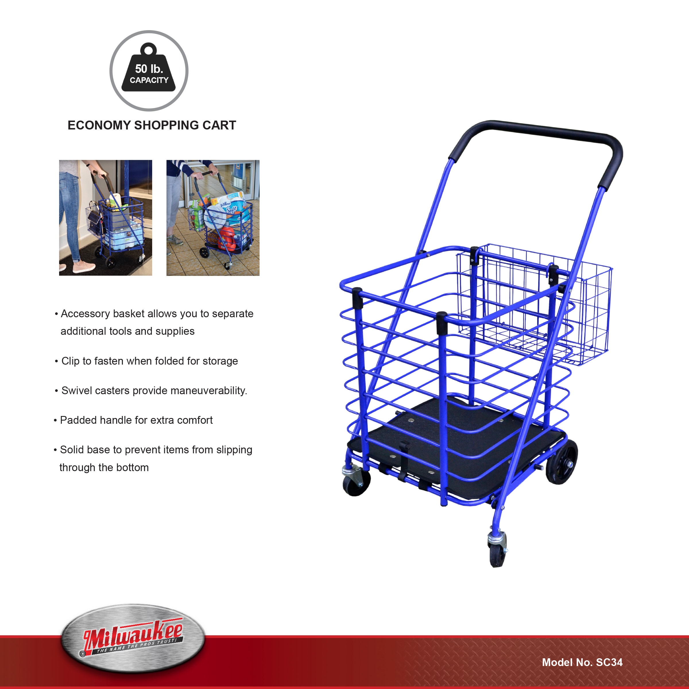 Milwaukee SC34 Shopping-Carts - View #6