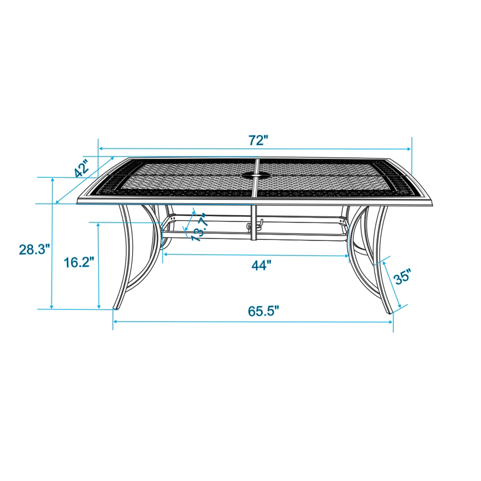 CASAINC CA-ORABQ124 Patio-Tables - View #4