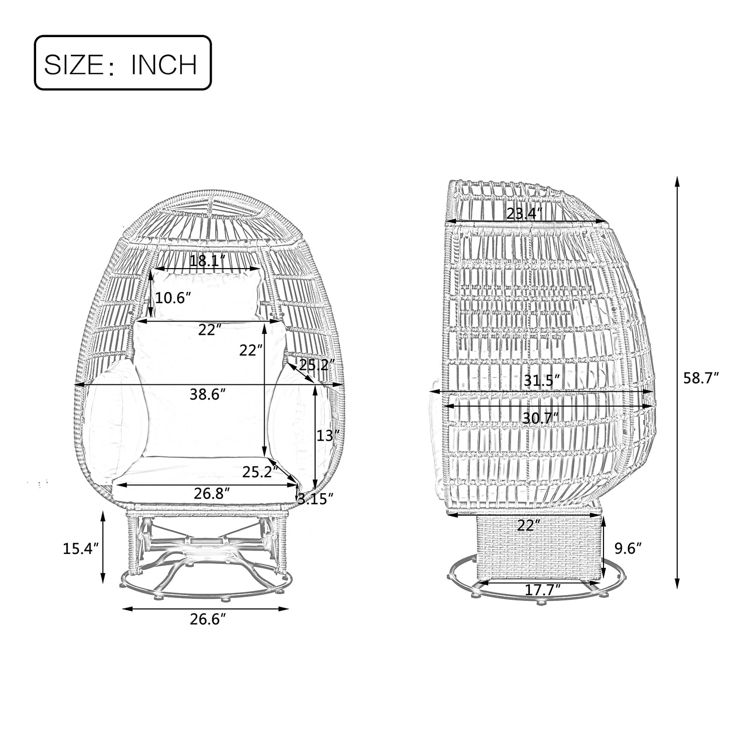 Bybafun YA3300135 Patio-Chairs - View #17