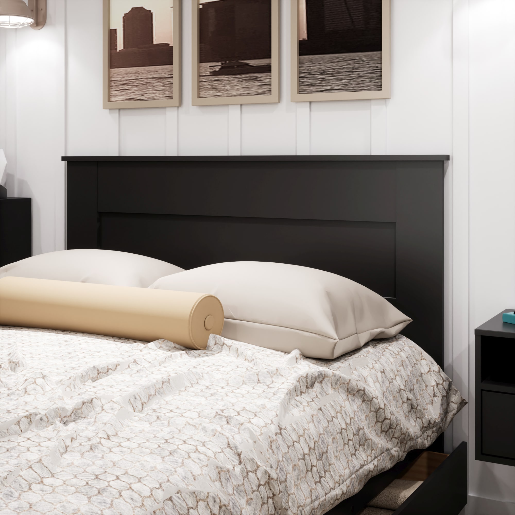 Prepac BHFQ-1301-1 Upholstered-Headboards - View #5