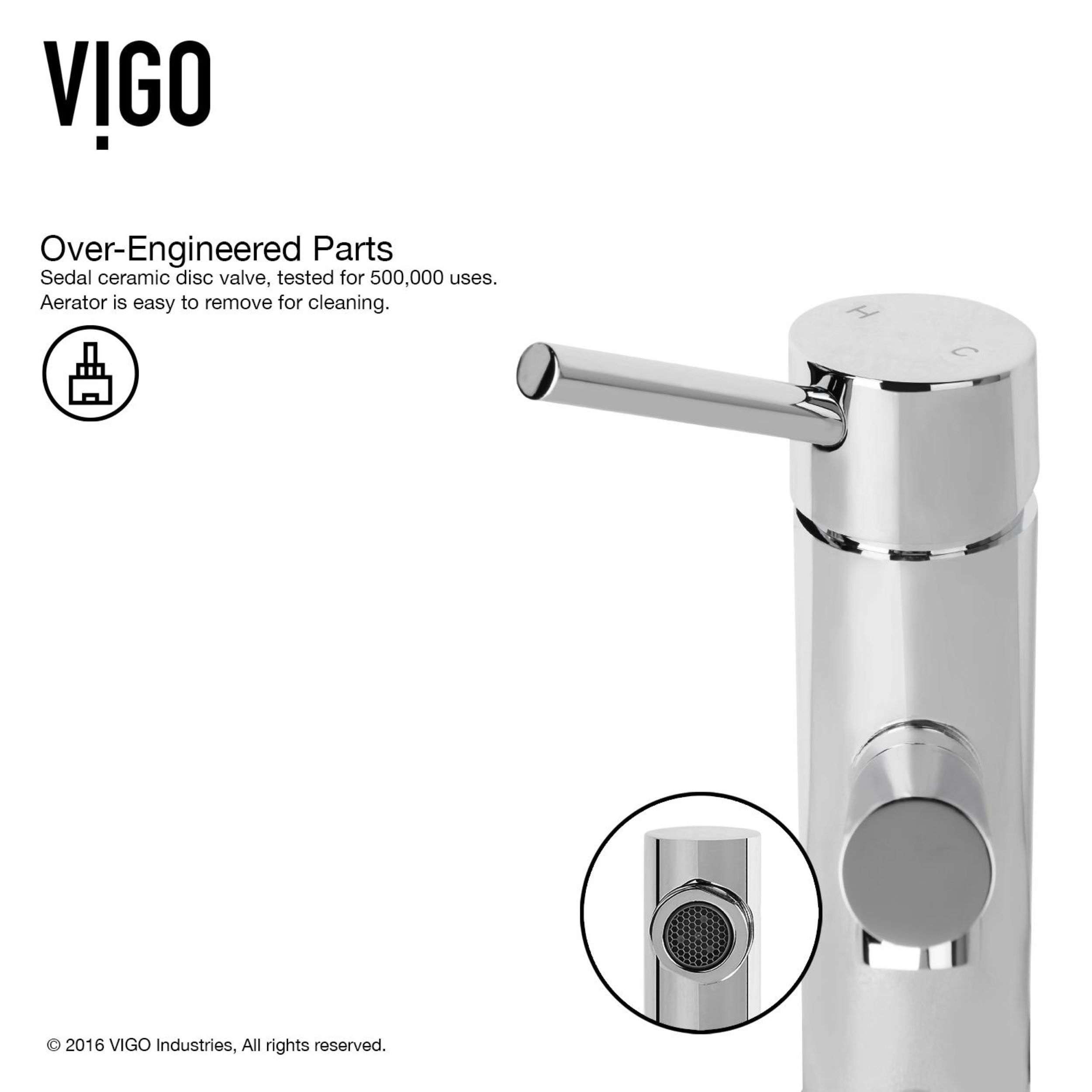 Vigo Noma Chrome Single Hole 1 Handle Watersense Bathroom Sink Faucet Vg01009ch At 1723