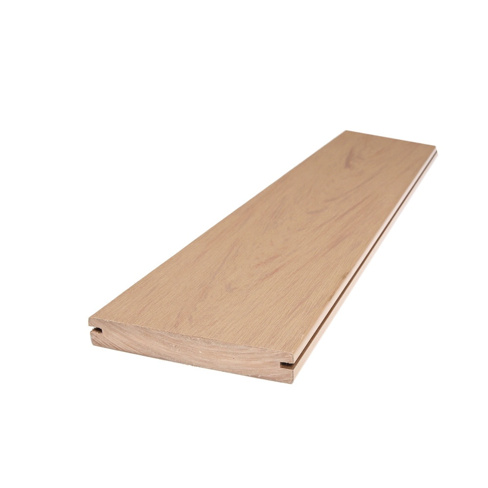 Deckorators Vault 20-ft Hickory Grooved Composite Deck Board at