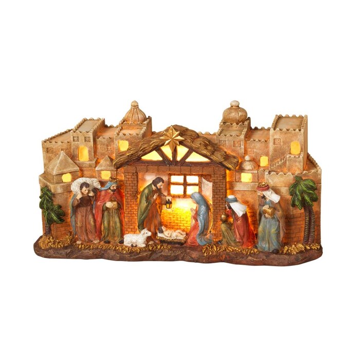 Lighted Nativity In The Decor, Outdoor Lighted Nativity Scene Canada