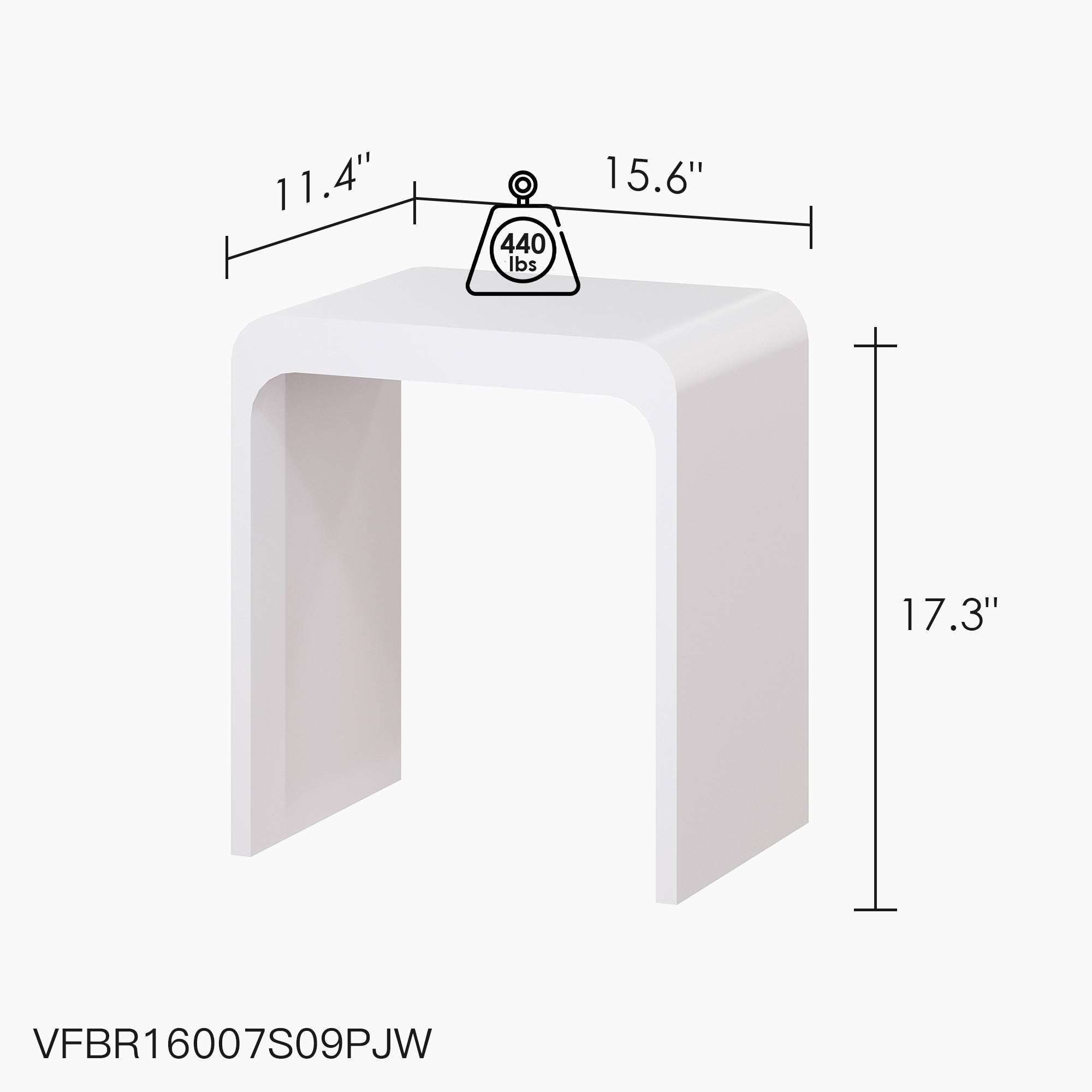 Boyel Living BLBR16007PJ09SW Bath-Safety-Seats-Benches - View #2