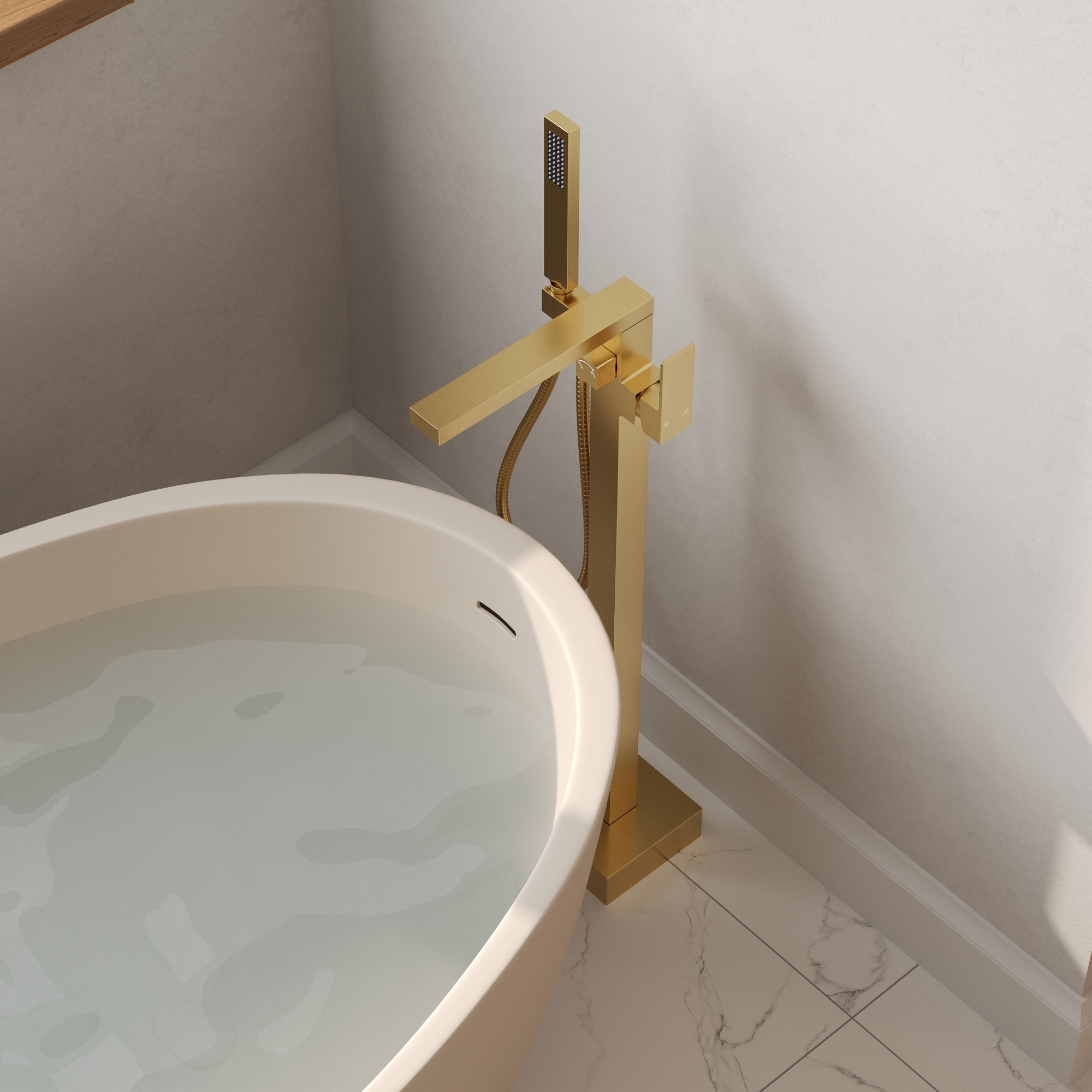 GRANDJOY SFS-1066-BK12 Roman-Tub-Faucets - View #3
