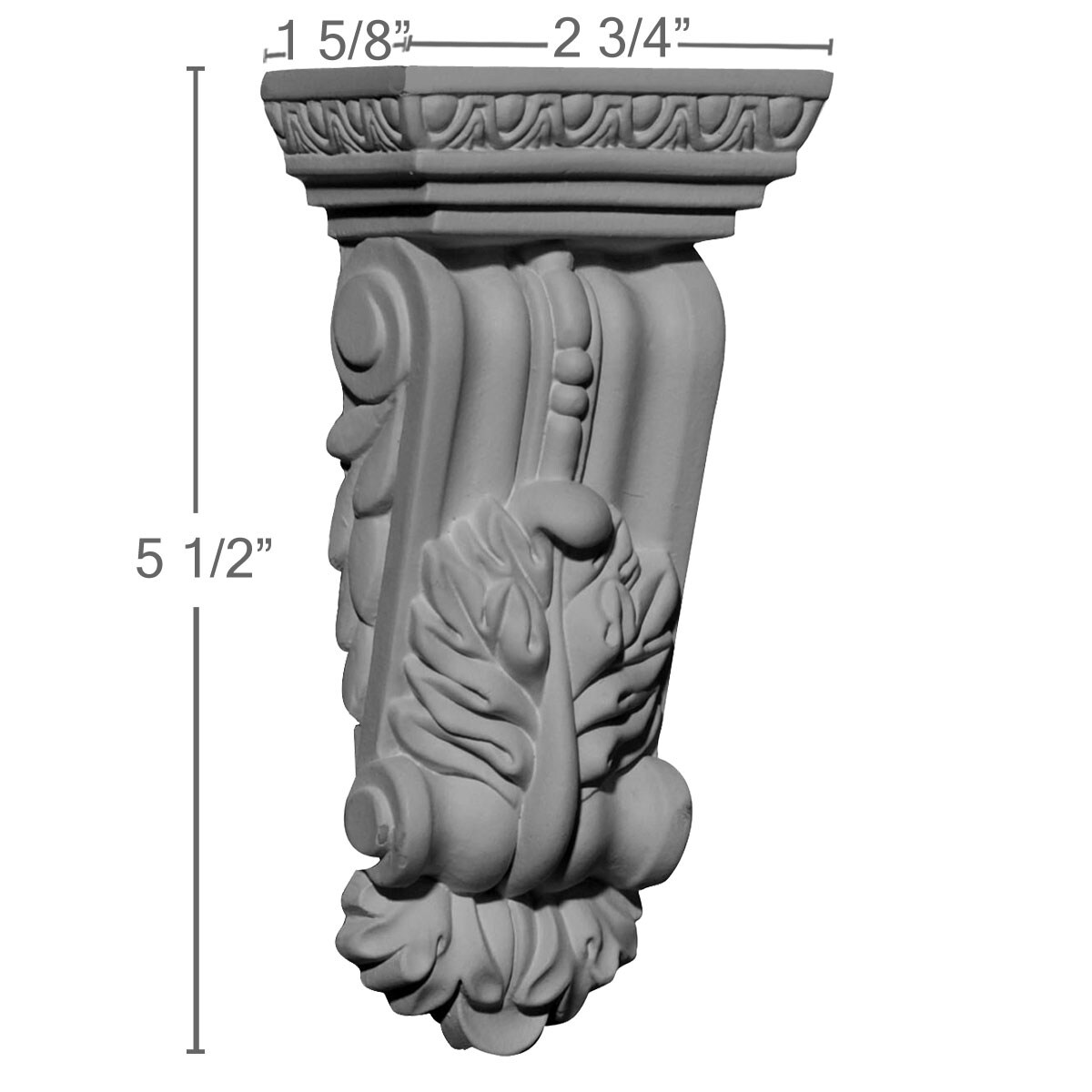 Ekena Millwork COR02X01X05GR corbels - View #2