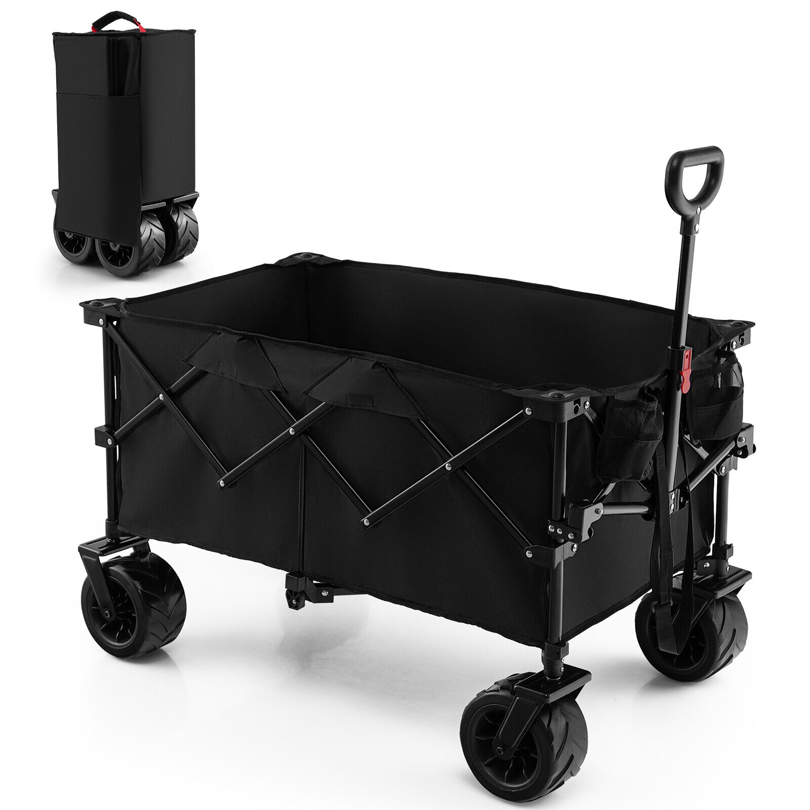  GC-355TL94DK 7-cu ft Steel Folding Yard Cart