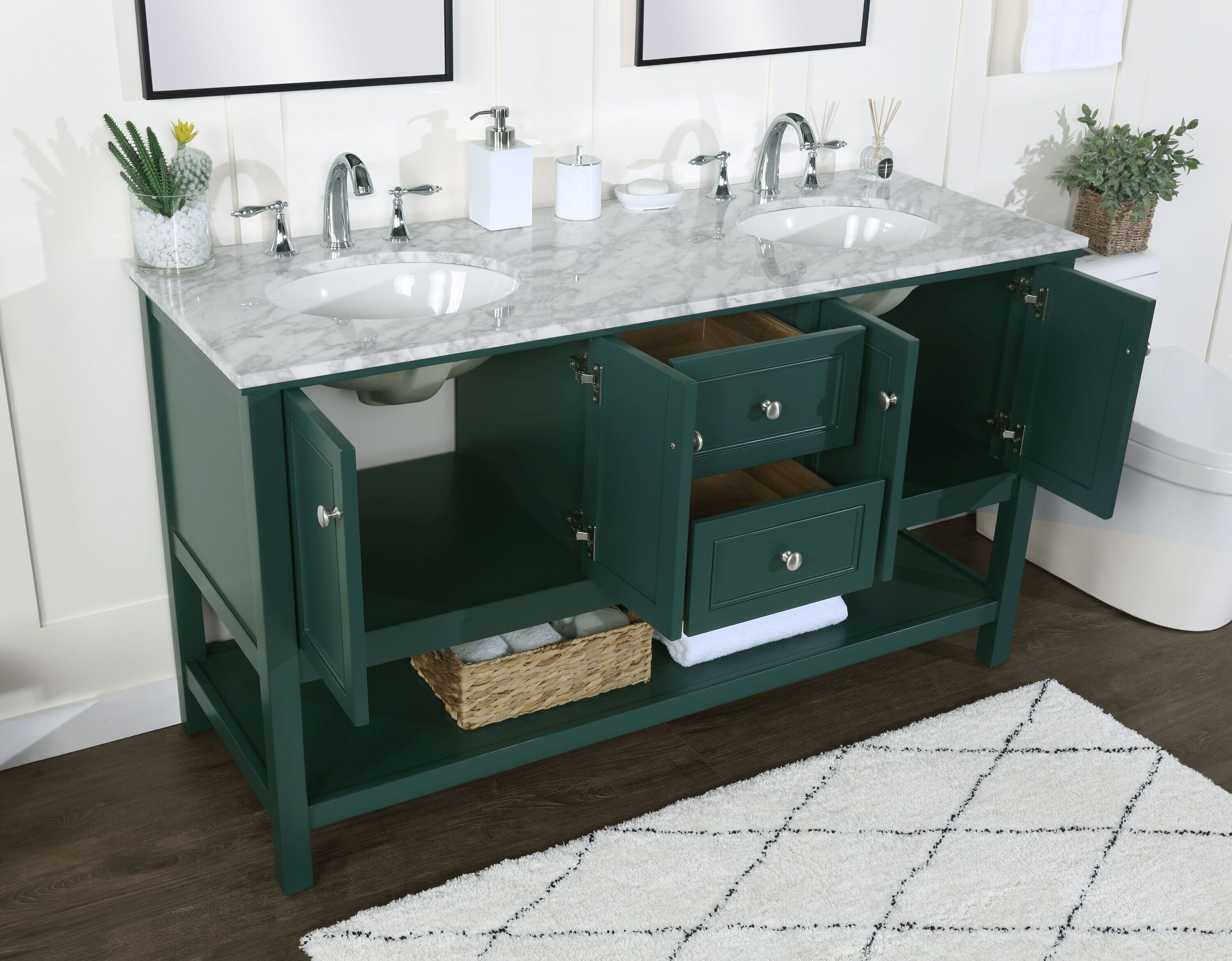 Elegant Decor HF81180DGN Bath-Vanity-Combo - View #4