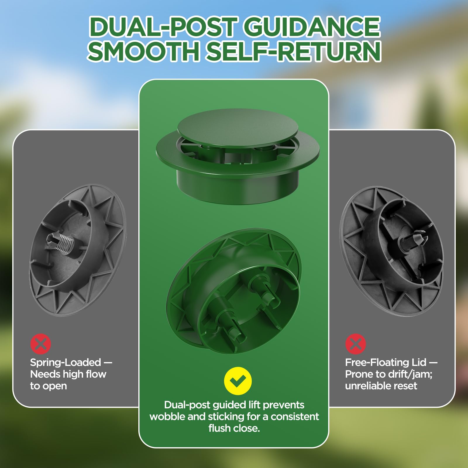 Etokfoks Pop Up Drainage Emitter Fits 3 and 4 Inch Sewer and Drain ...