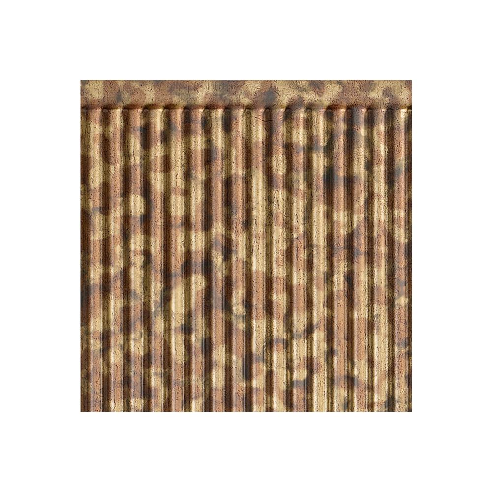 Fasade X6519 Sample Rib 1 Cracked Copper