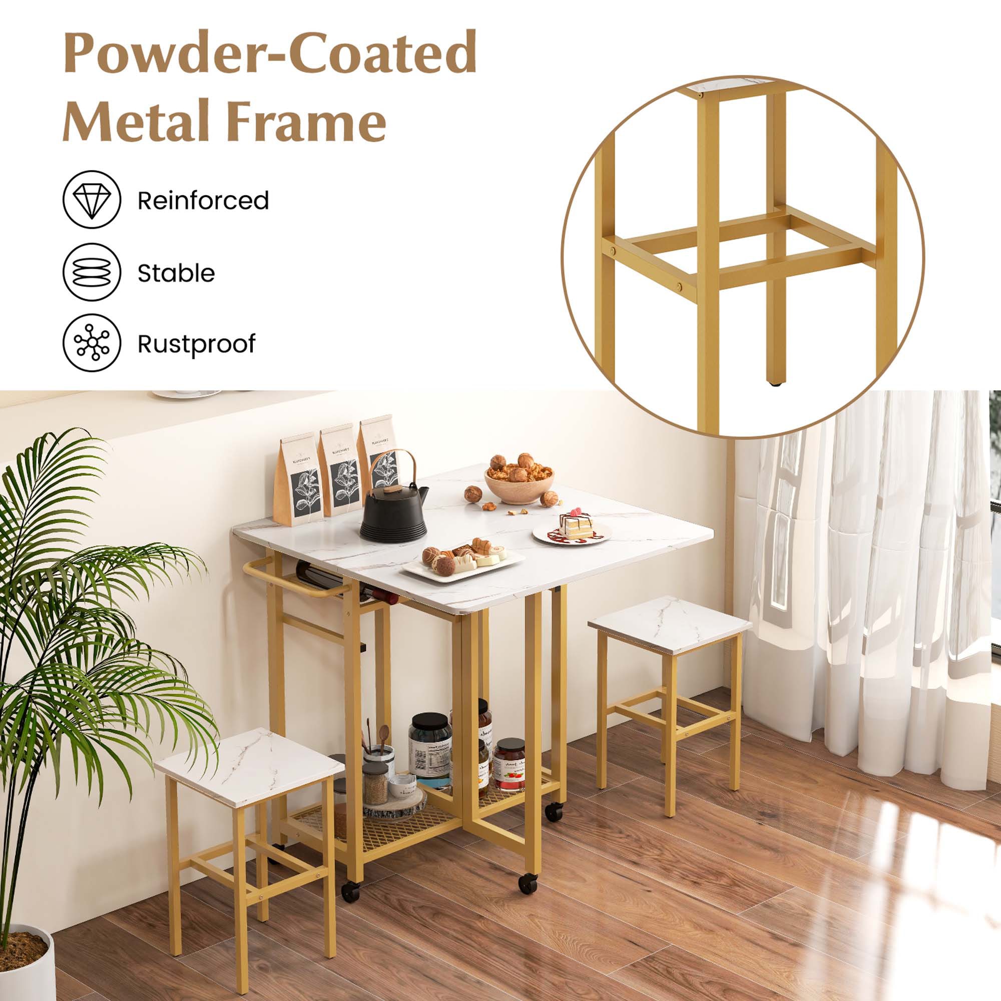Costway HCST00983 Patio-Dining-Sets - View #5