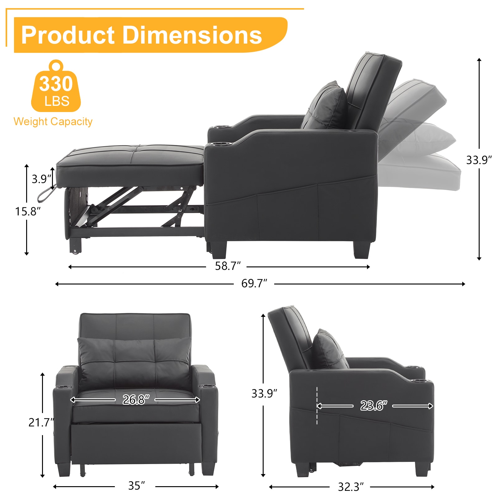 Winado LO1G52004461 futons - View #6