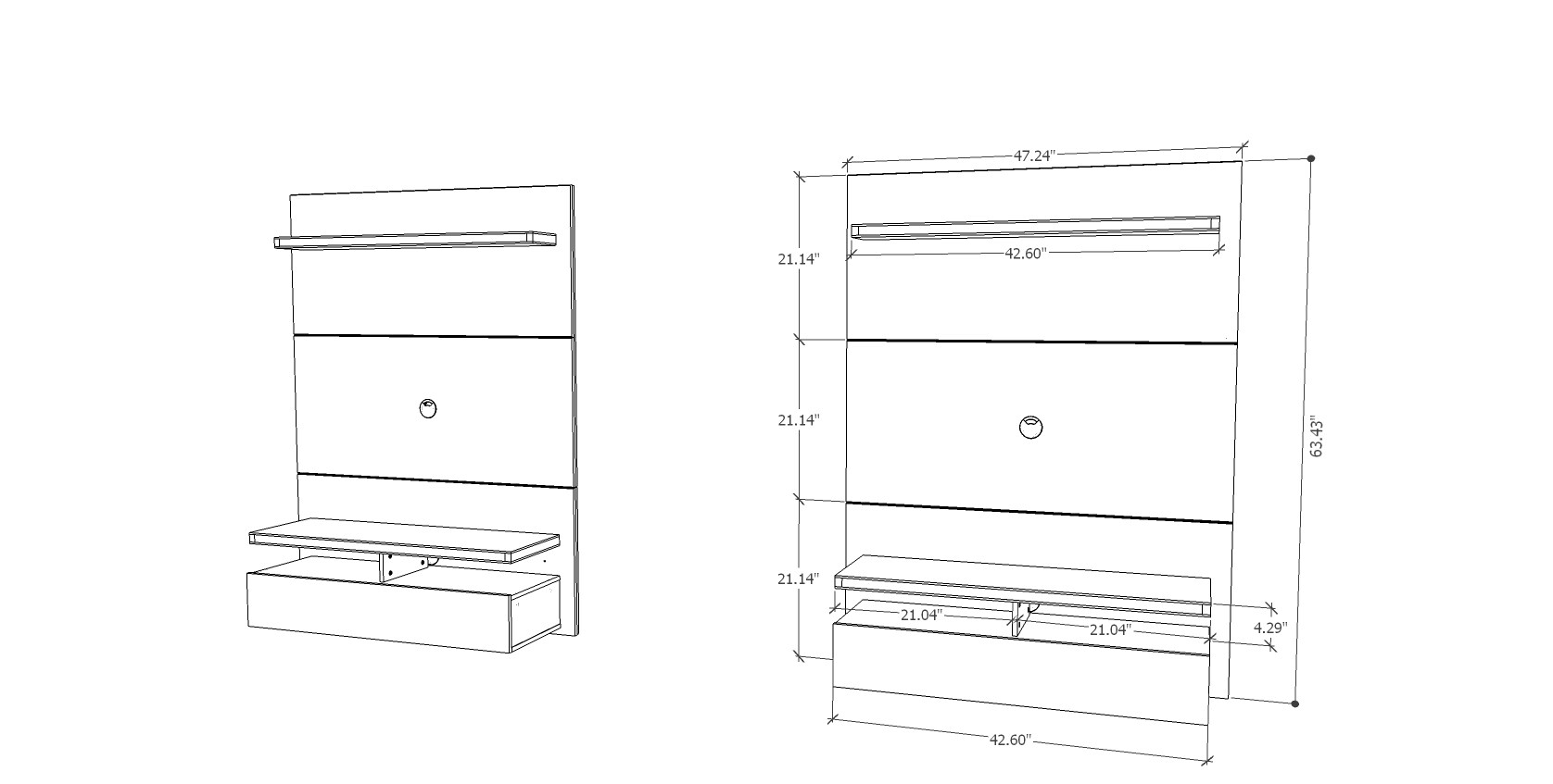 Manhattan Comfort 25053 Tv-Stands - View #3