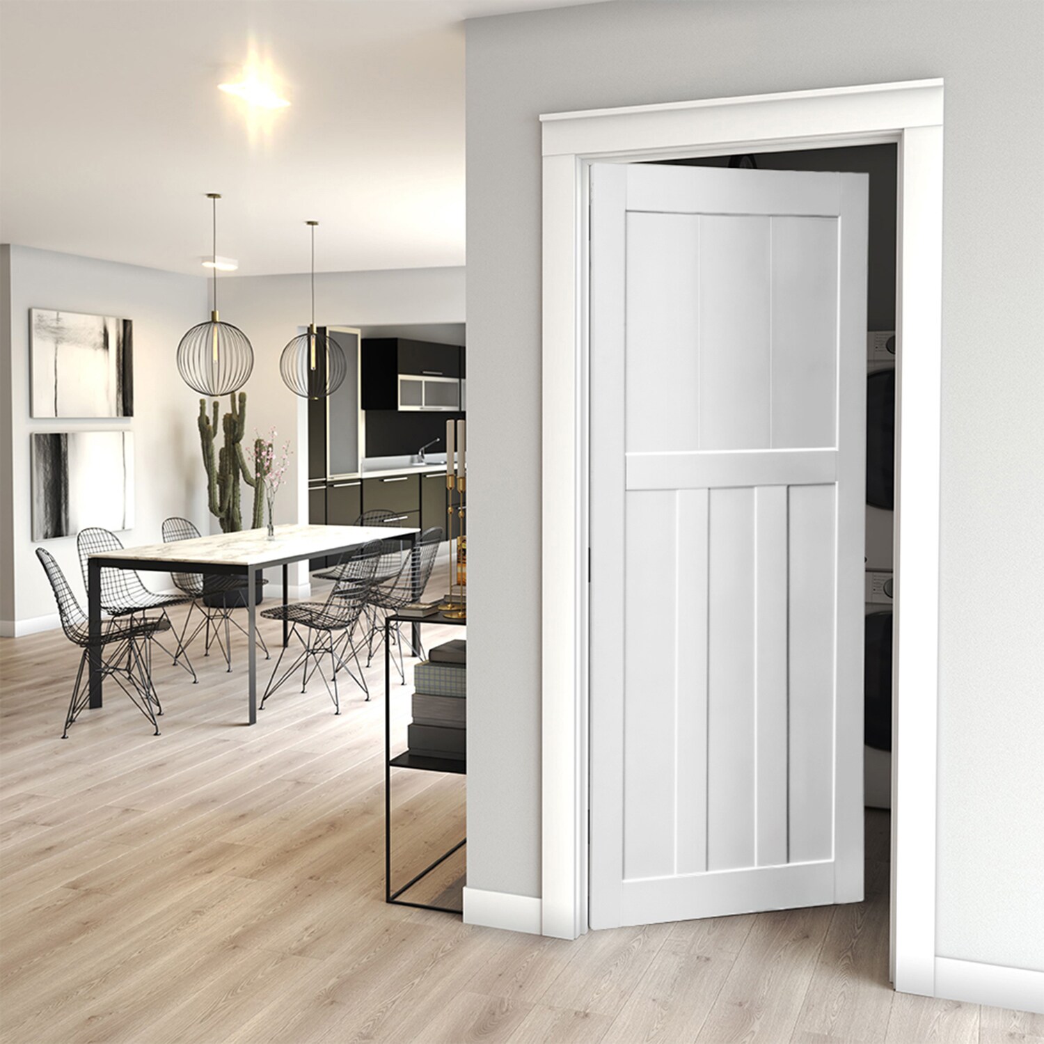 SINOFURN SYB590044WT Barn-Doors - View #11