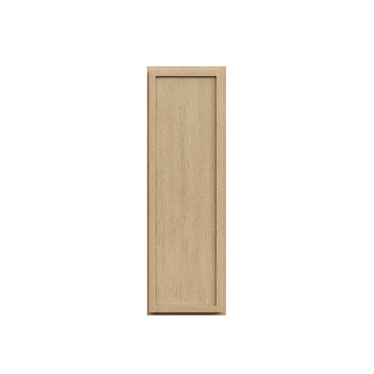 RELIABILT LS-SOK-W0930R Webster 9-in W x 30-in H x 12-in D White Oak Wall Ready to assemble (RTA) Plywood Cabinet Recessed Panel Slim shaker