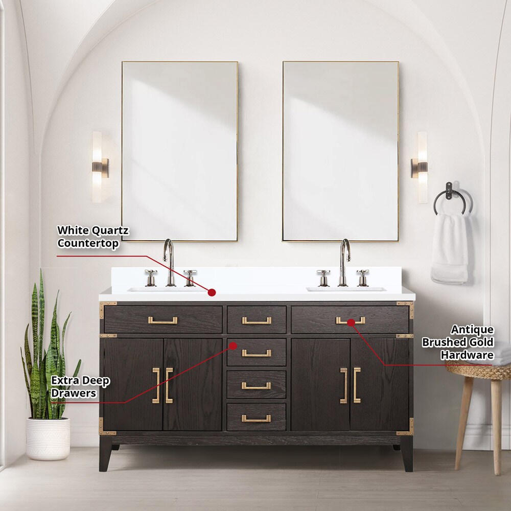 Lexora LVW60DK201 Bath-Vanity-Combo - View #7