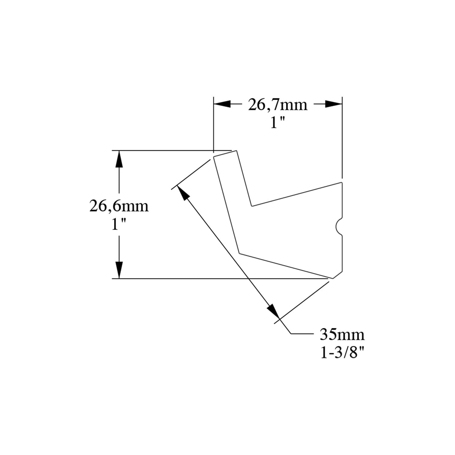78-inch Primed White Polystyrene Crown Moulding