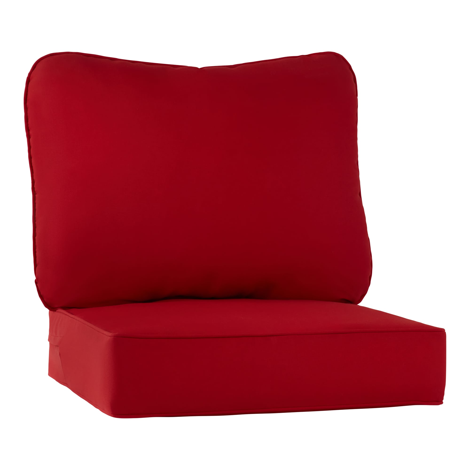 Greendale Home Fashions OC7825-SALSA 24-in x 24-in 2 -Piece Salsa Deep seat patio chair cushion