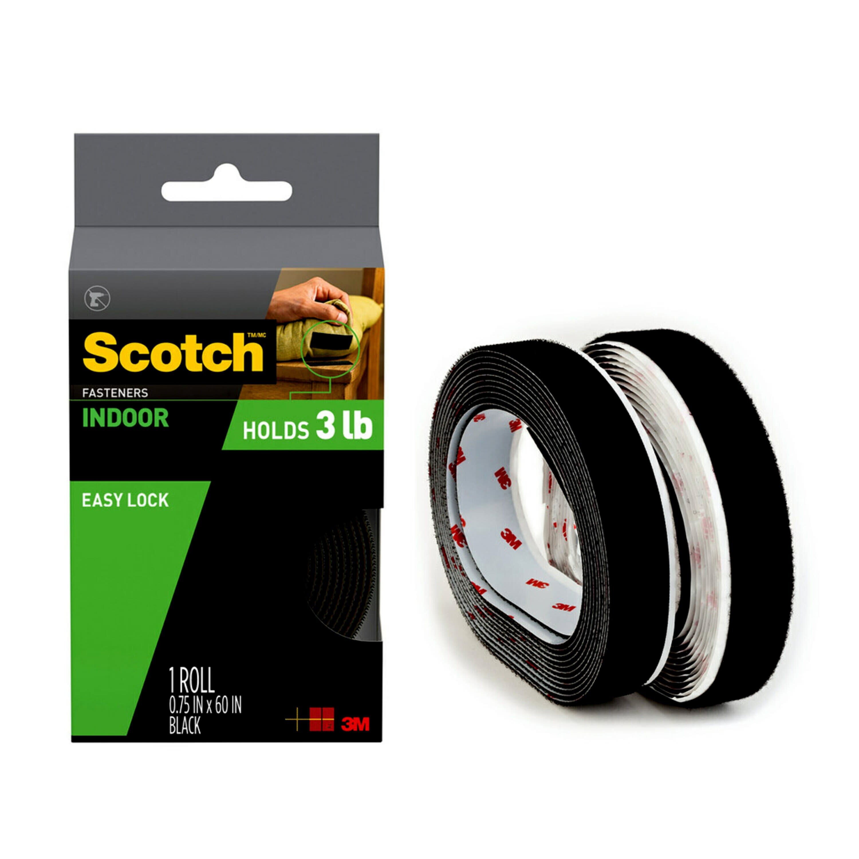 Scotch Extreme fastener 3-in Clear Hook and Loop Fastener (2-Pack) in the  Specialty Fasteners & Fastener Kits department at