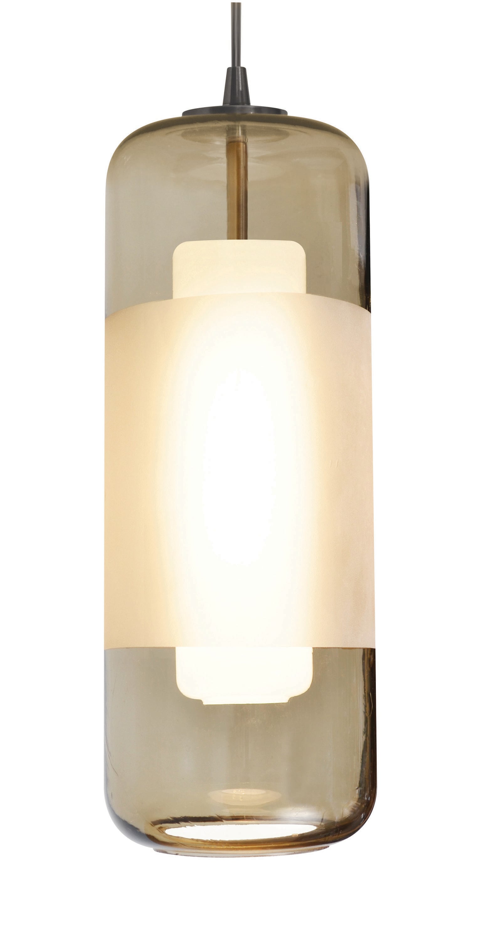 AFX HRP1000L30D2SNBR Hermosa Satin Nickel Transitional Cylinder Integrated LED Mini Hanging Pendant light