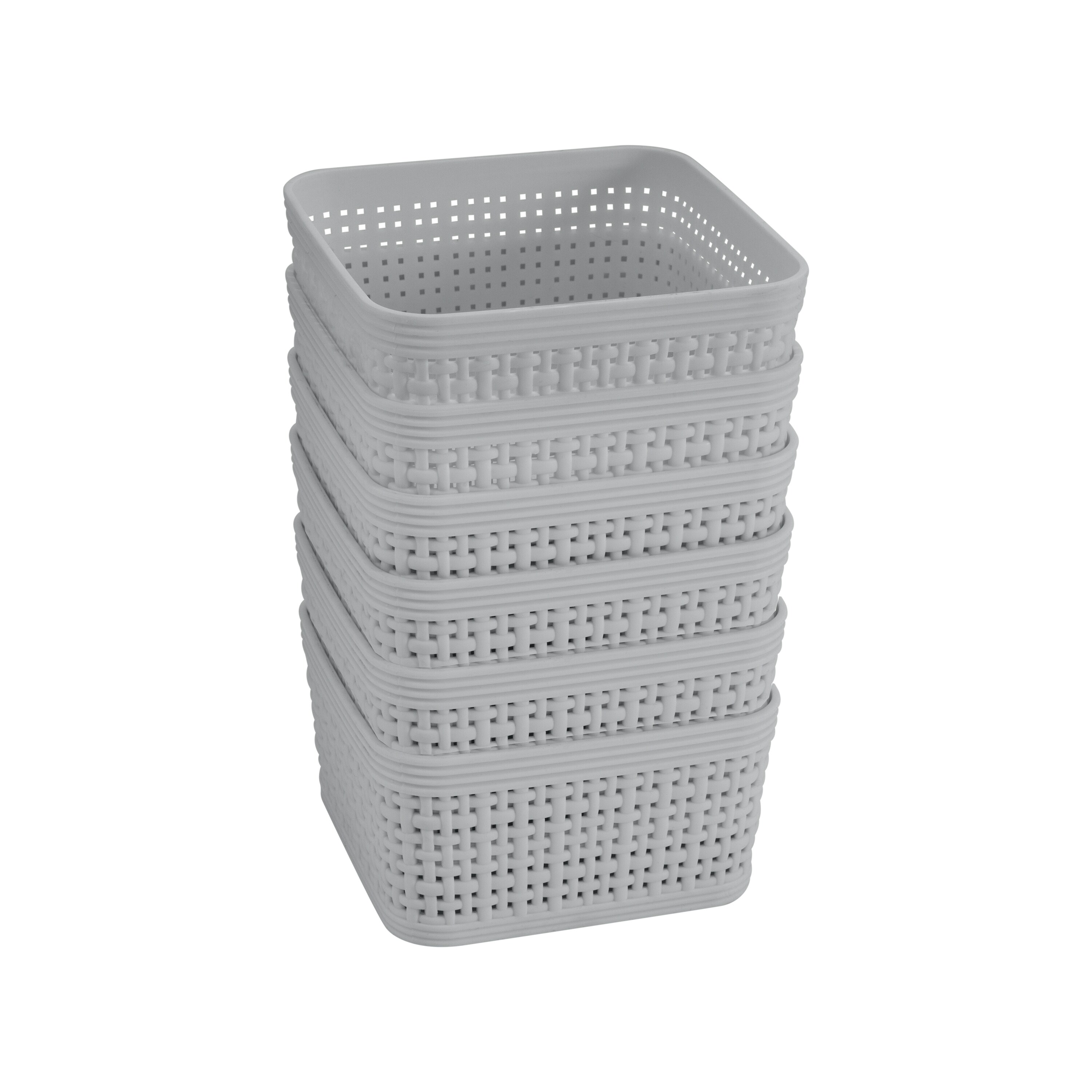 Simplify 12.52-in x 4.06-in Gray Plastic Stackable Drawer Divider