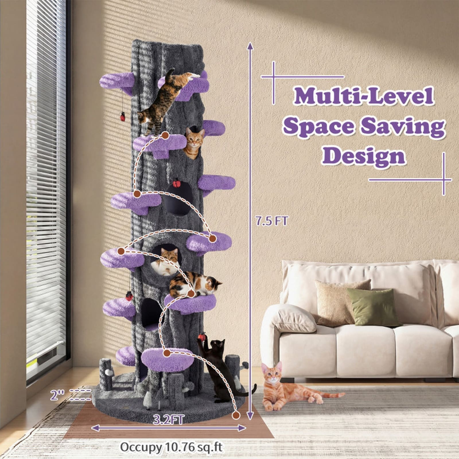 SUGIFT LW038SUGHY877 Cat-Trees - View #4