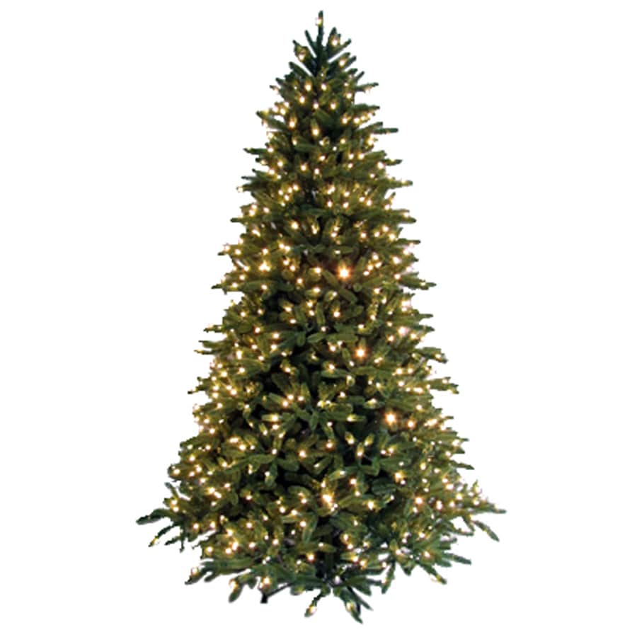 GE 01898LO 7.5-ft Pre-lit Artificial Christmas Tree Constant Clear Lights