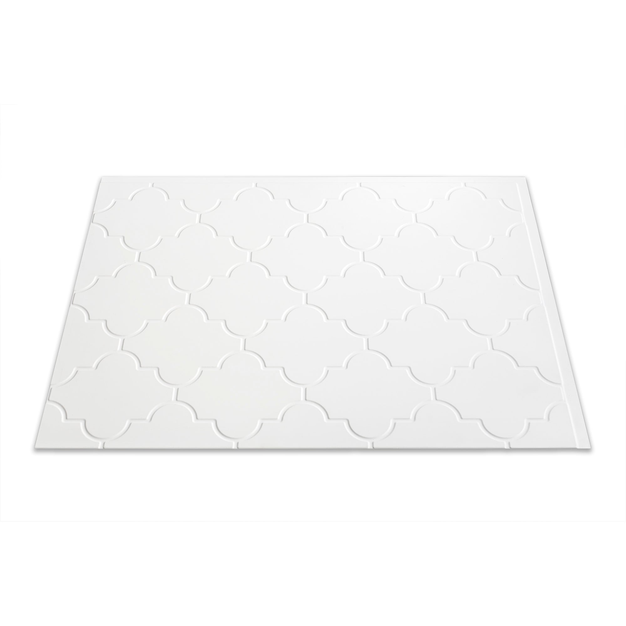 Fasade Monaco 18.25-in x 24.25-in Matte White Backsplash Panels PB6801 ...