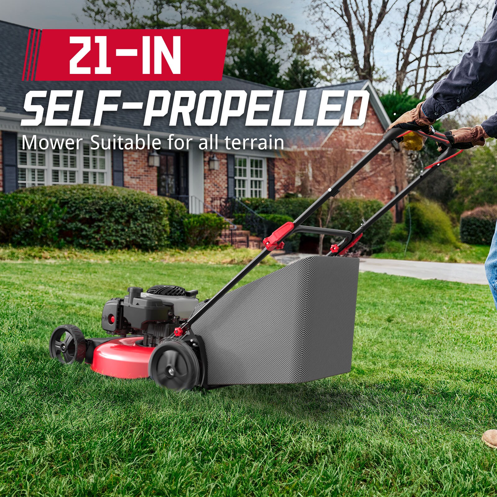 PowerSmart B8621S Gas-Walk-Behind-Mowers - View #3