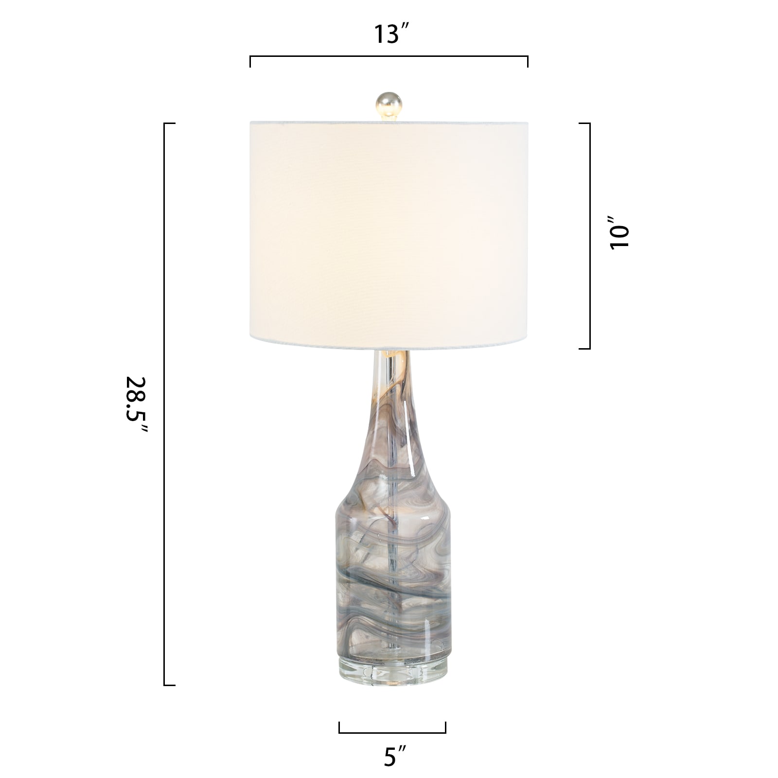 Maxax T120-GY Table-Lamps - View #3