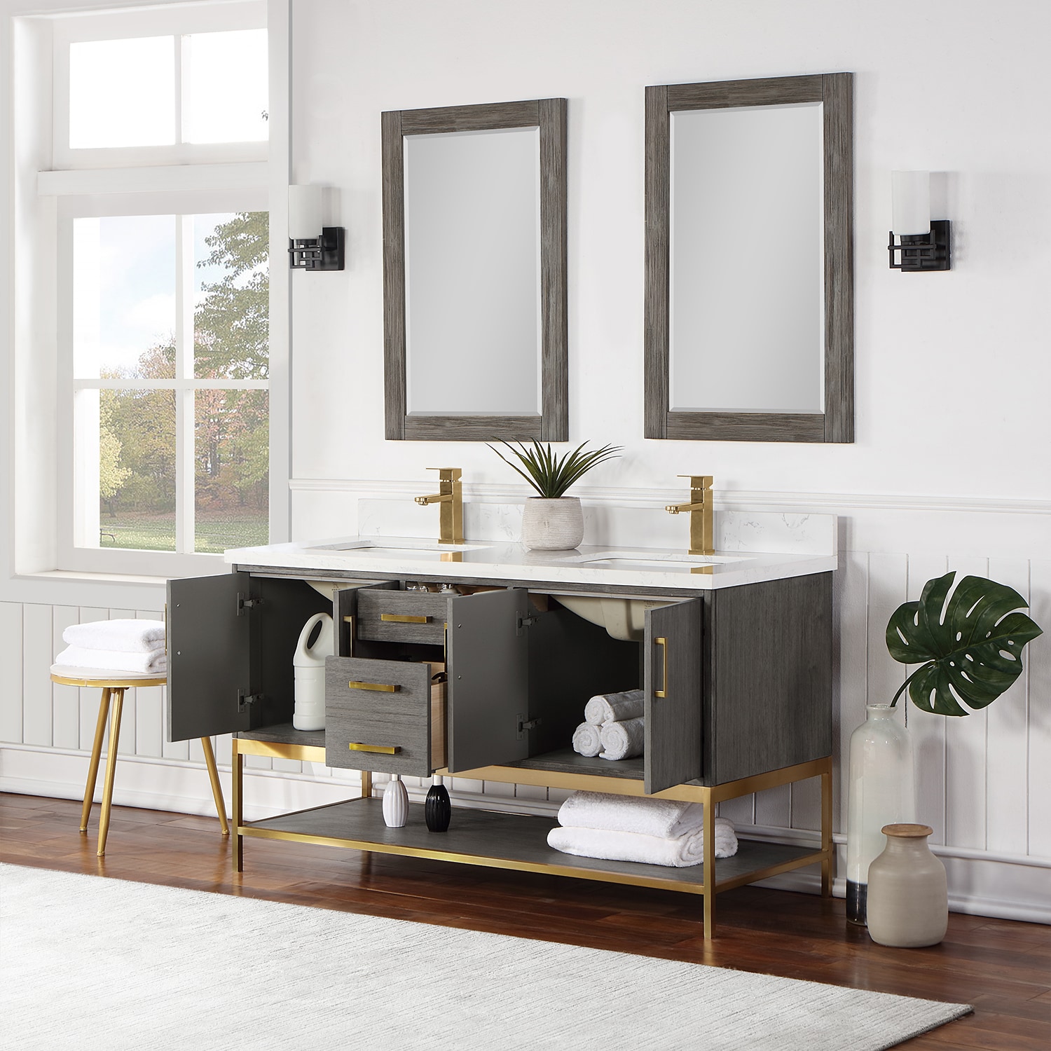 Altair 546060-CR-GW Bath-Vanity-Combo - View #7