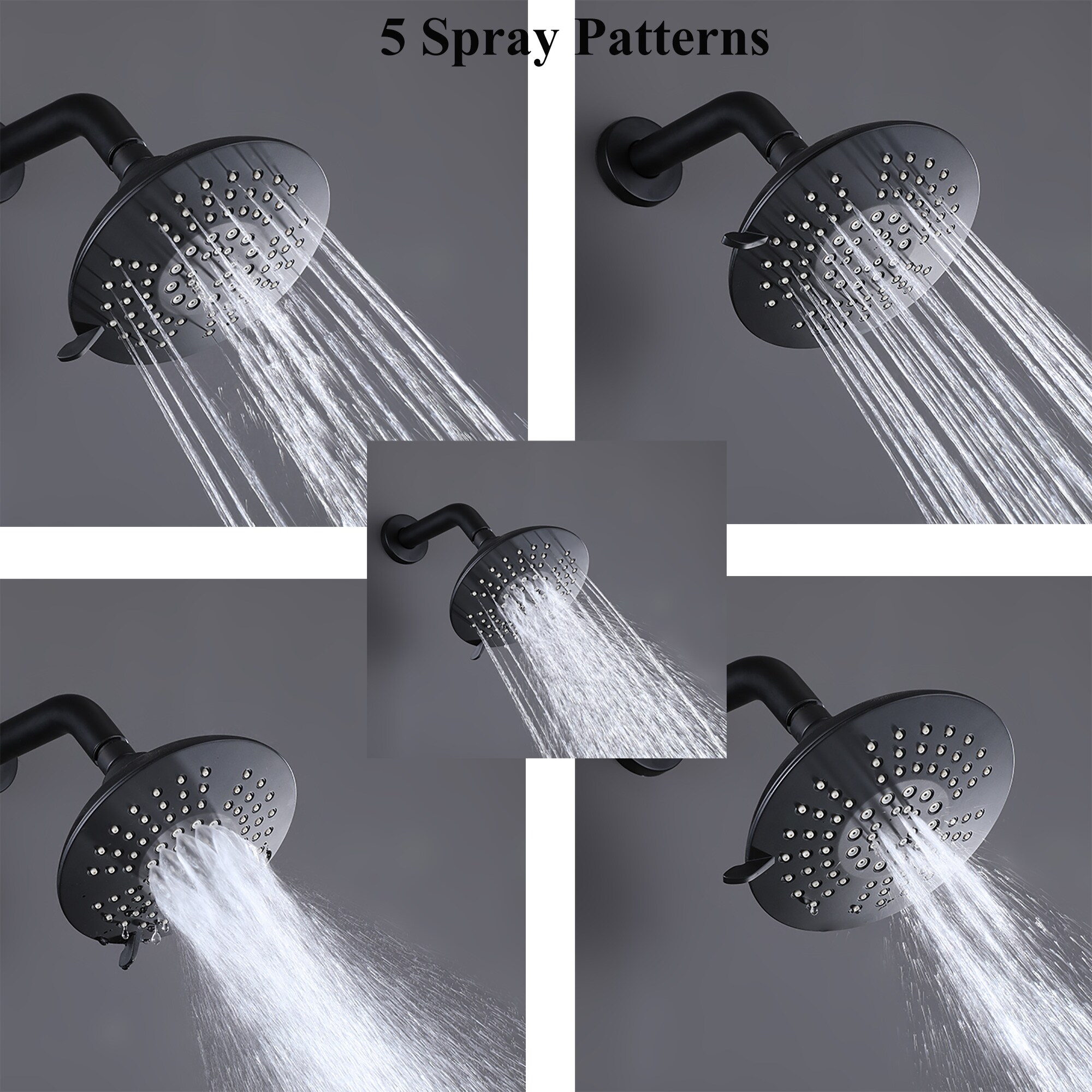KINWELL UCSF-2W01MB Tub-Shower-Faucets - View #2