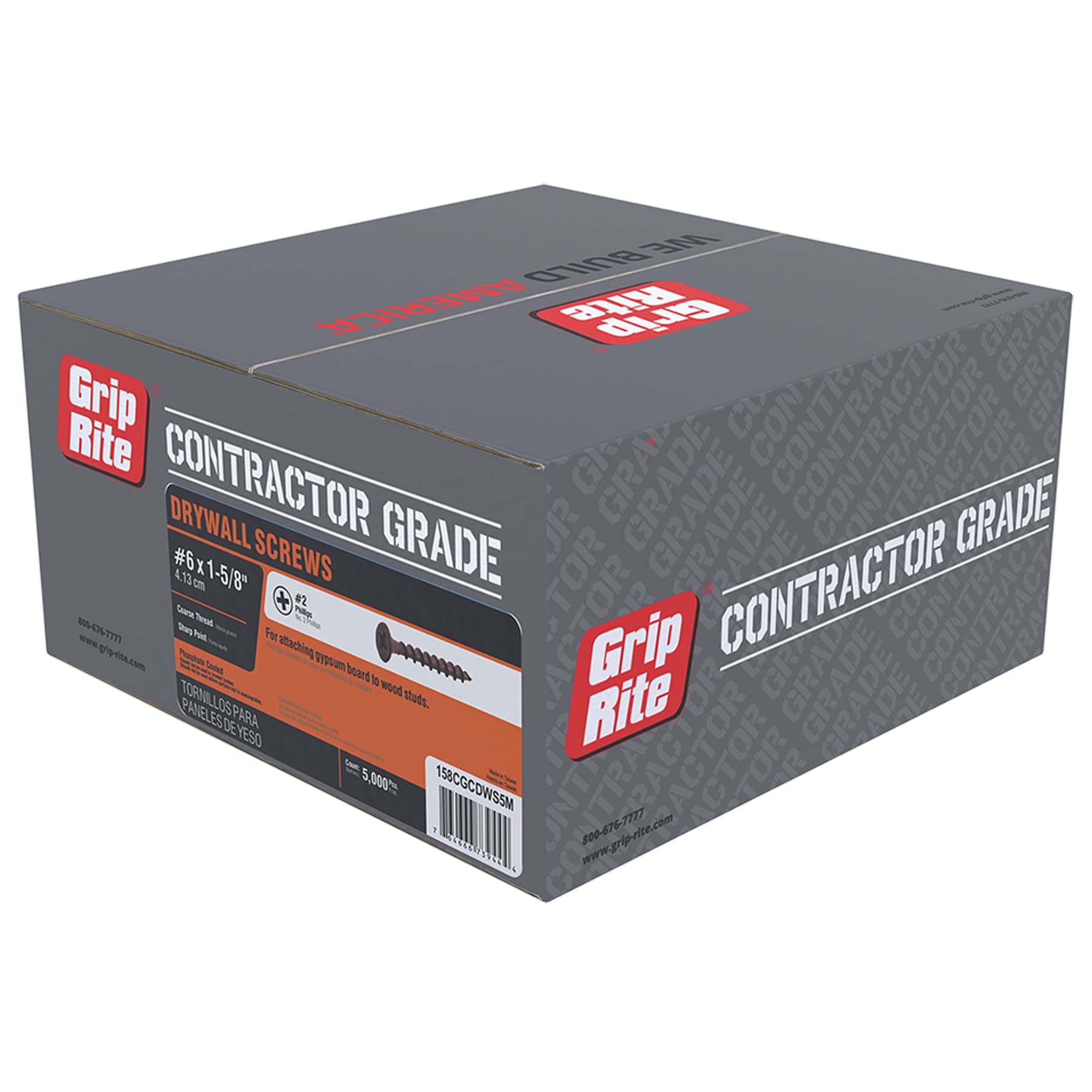 Grip-Rite 158CGCDWS5M Drywall-Screws - View #2