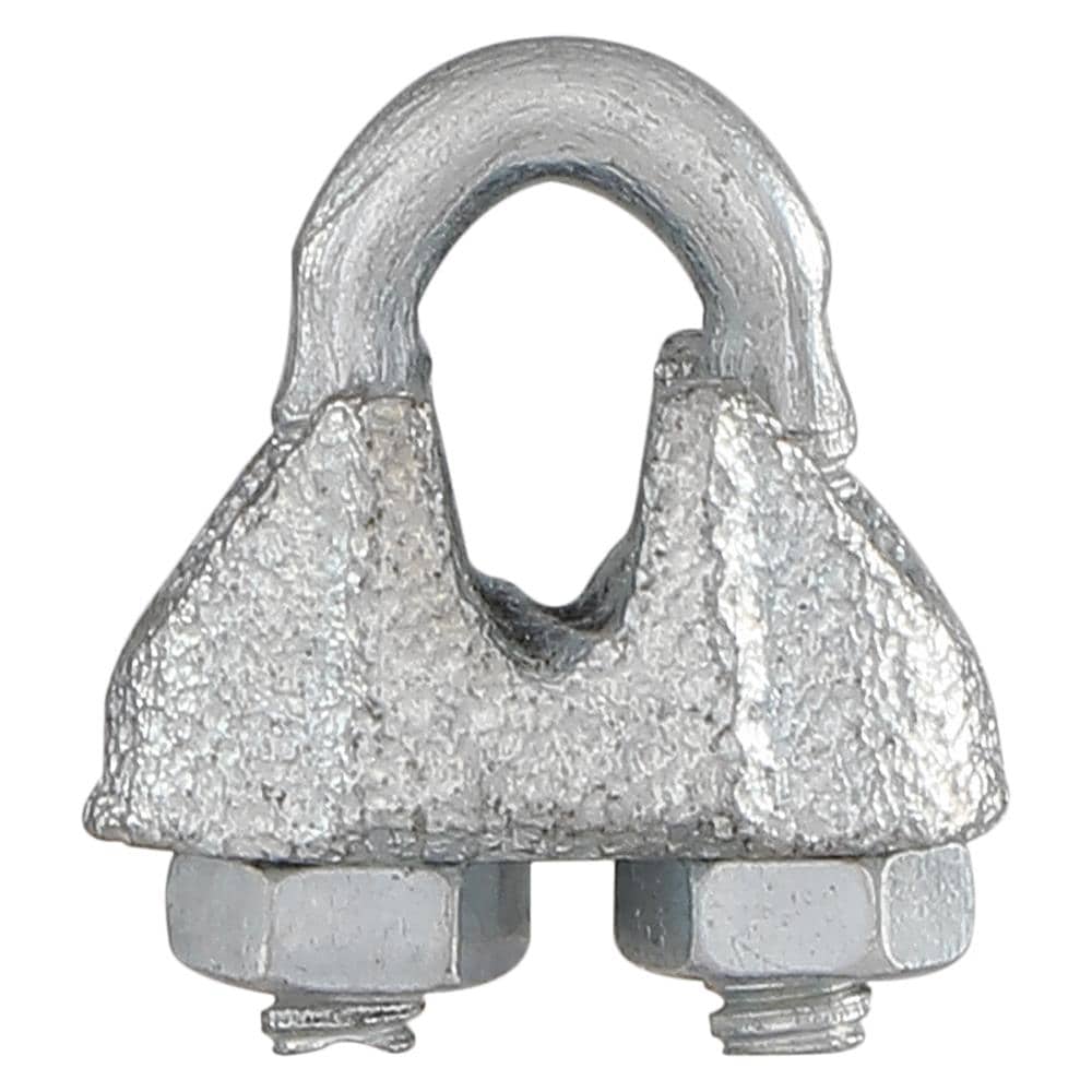 National Hardware N100-259- 1/8-in Wire Cable Clamp in Zinc Plated in the  Chain Accessories department at