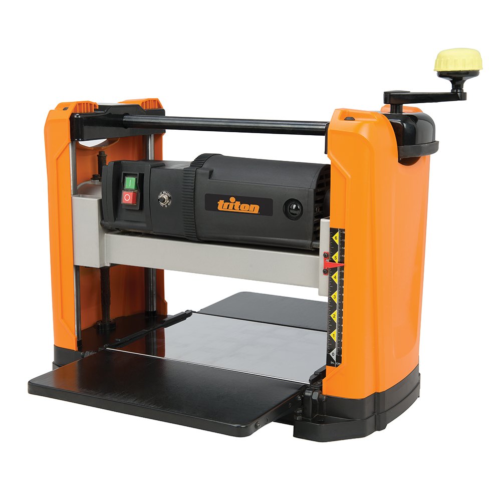 POWERTEC UT1008 Planer Stand with Wheels w/ PL1252V 15 Amp 2-Blade Benchtop  Thickness Planer For Woodworking | 12-1/2 in. Portable