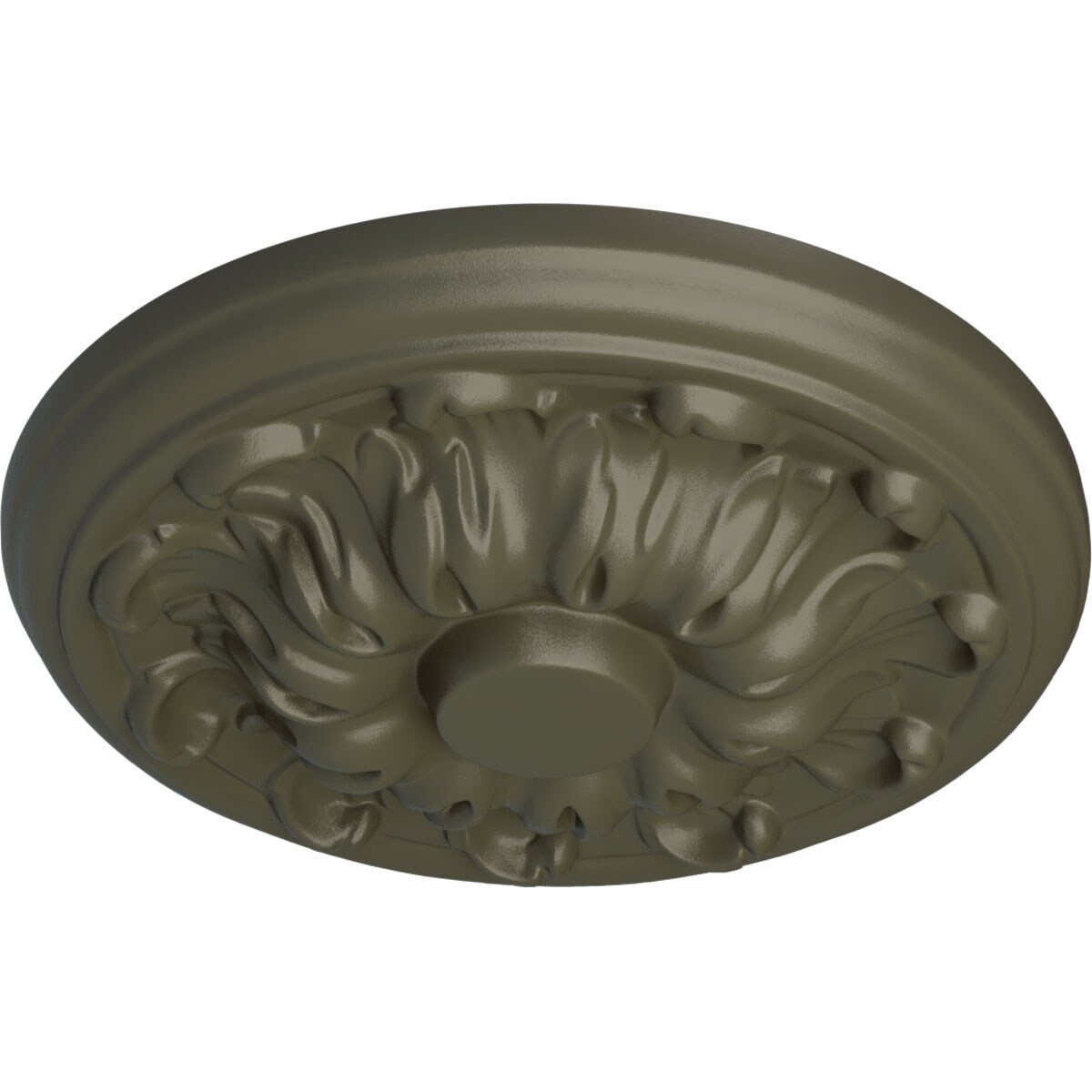 Ekena Millwork CM08MUWHF Ceiling-Medallions - View #2