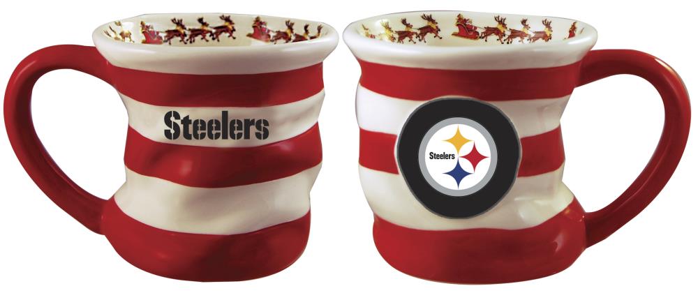 Logo Brands Pittsburgh Steelers 16-fl oz Stainless Steel White Cup Set of:  1 at