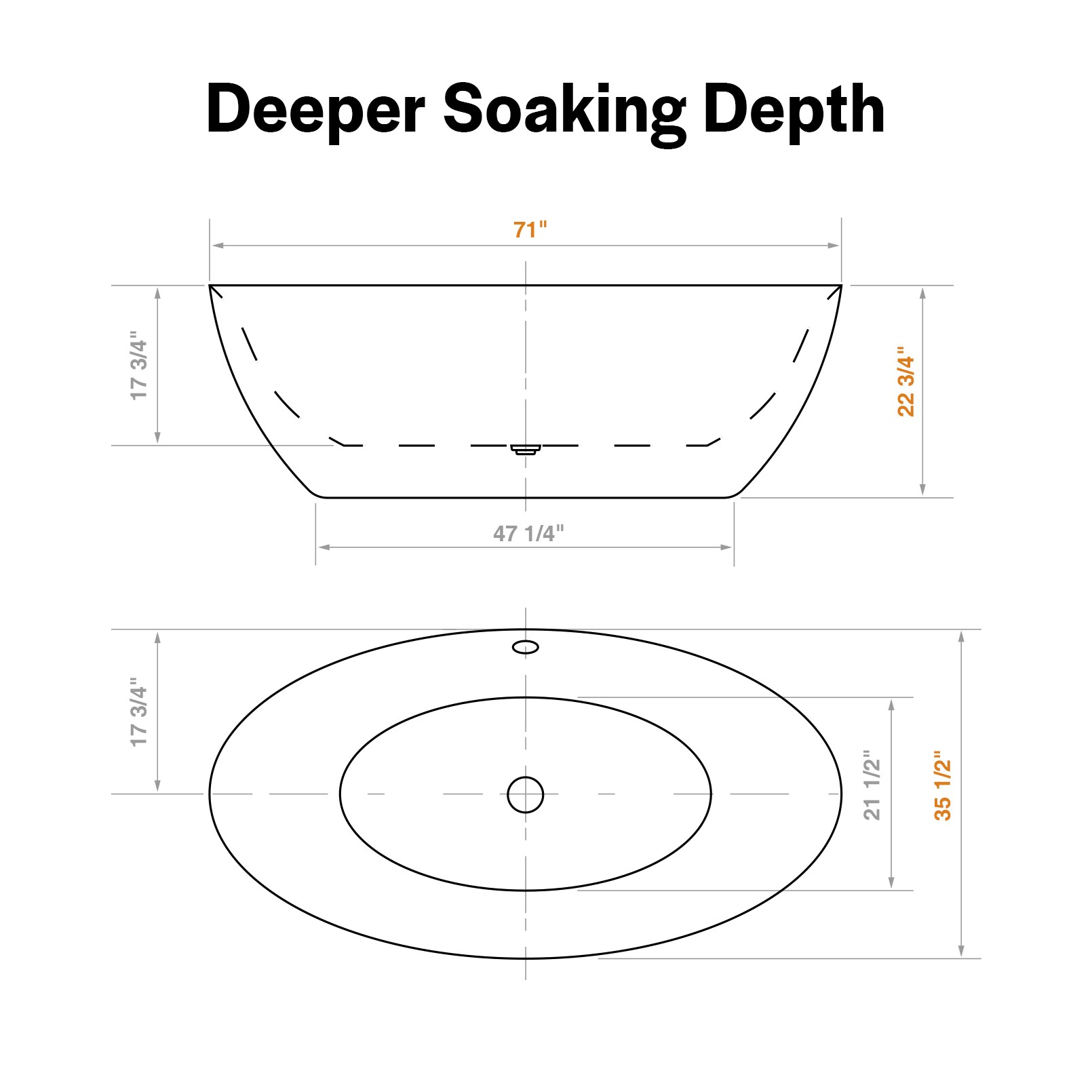Empava EL-71FT1503 bathtubs - View #2