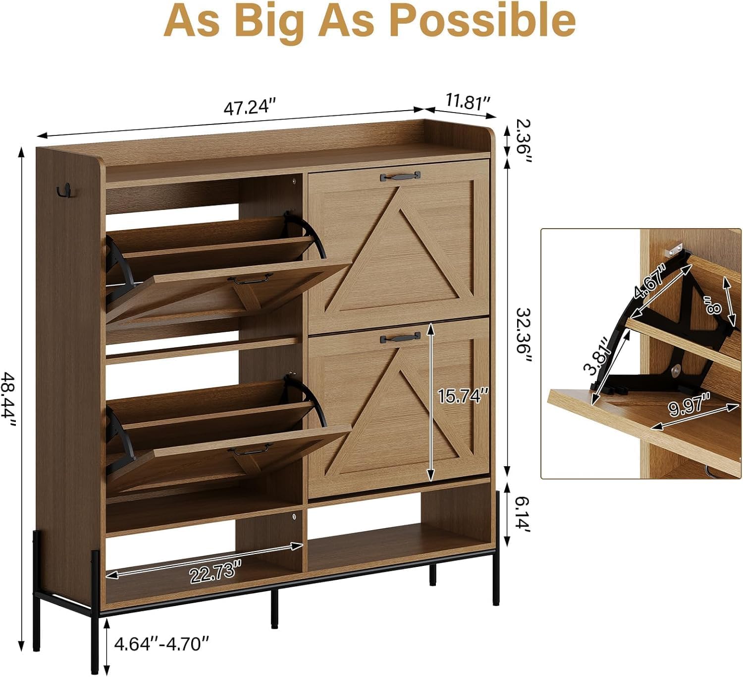 WhizMax IWAN-PHO-150Z5MR1 Shoe-Racks - View #2