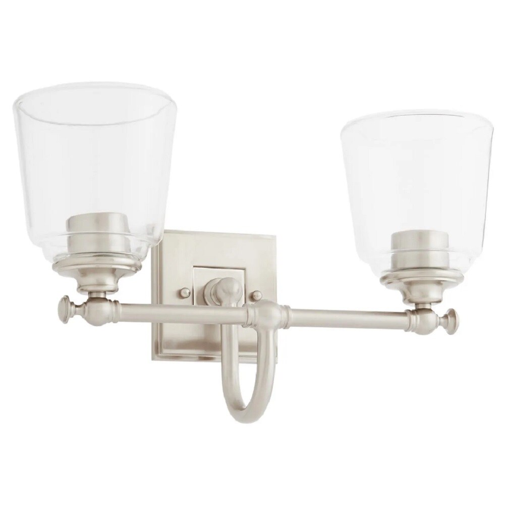 Antonia 2-Light Vanity Light - Clear Glass