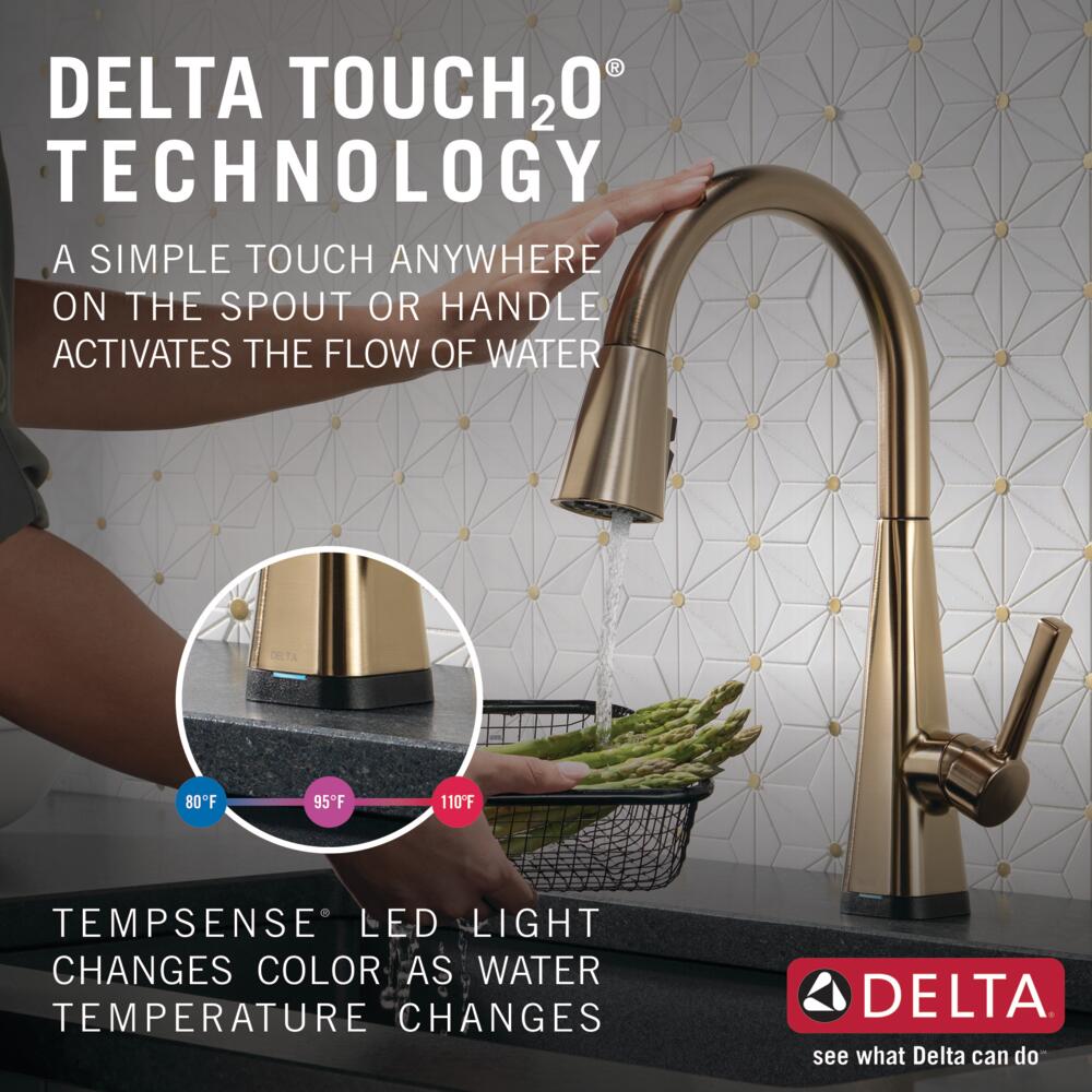 Delta 19802TZ-CZ-DST Kitchen-Faucets - View #3