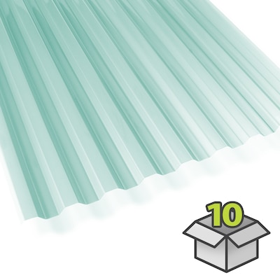 Suntuf 2 Ft X 6 Corrugated Sea Green, Home Depot Corrugated Polycarbonate Plastic Roof Panel