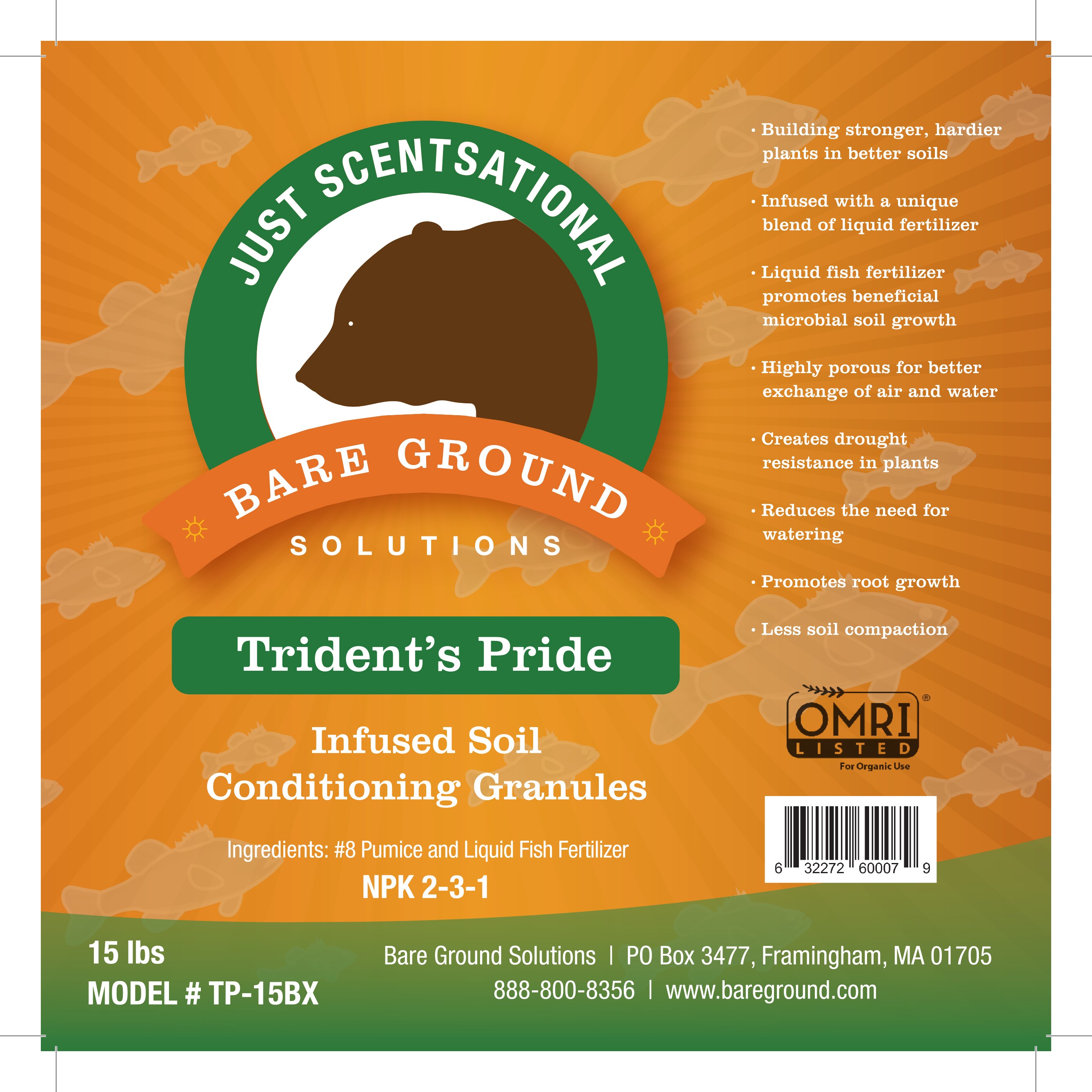 Just Scentsational Bare Ground Solutions TP-15BX Lawn-Fertilizer - View #5